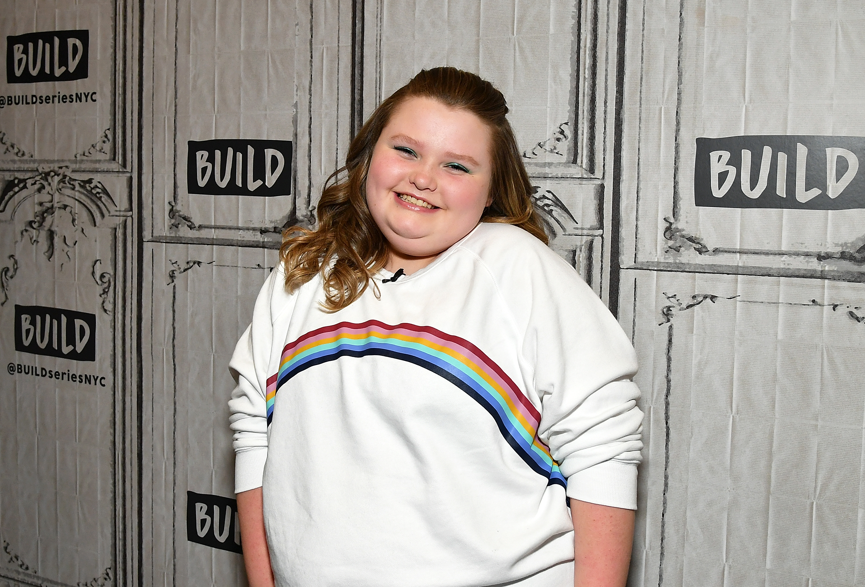 Alana "Honey Boo Boo" Thompson from TLC's reality TV series "Here Comes Honey Boo Boo" attends Build Brunch at Build Studio on March 14, 2019 in New York City.