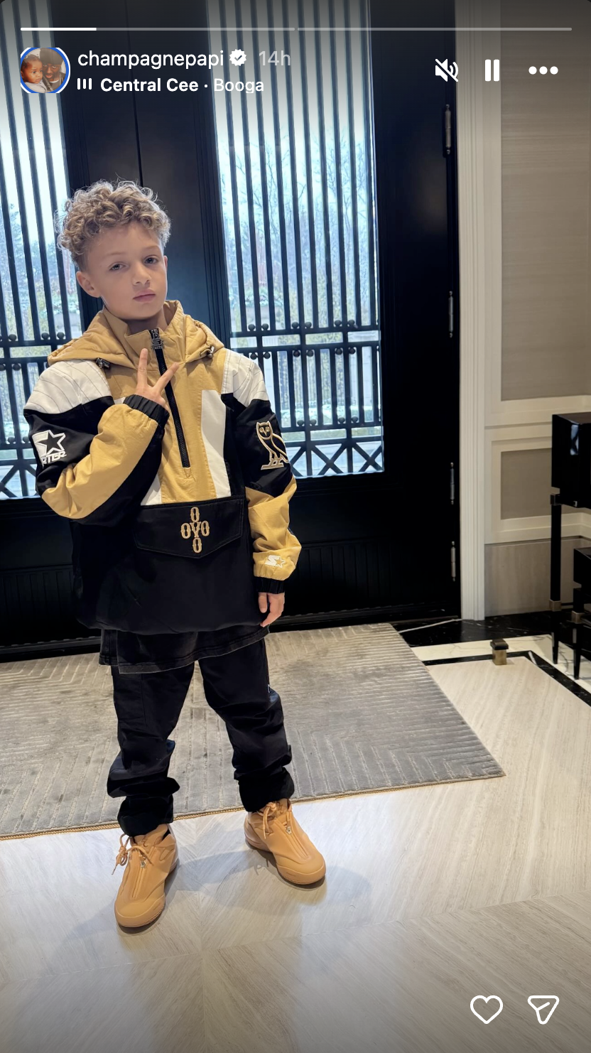 Drake's son Adonis | Source: instagram.com/champagnepapi