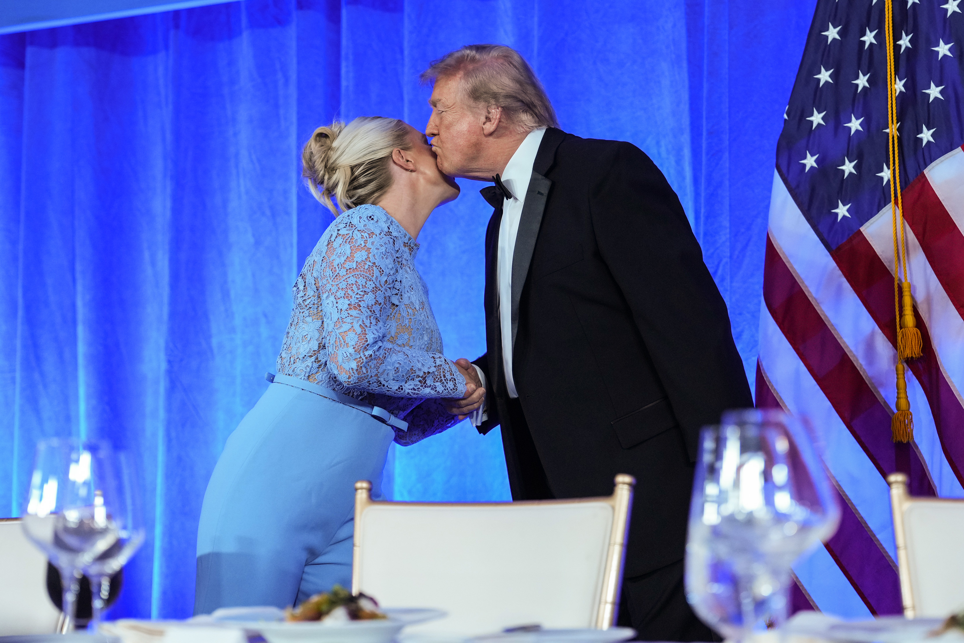 Karoline Leavitt will remain in Donald Trump's orbit even after leaving her role as White House press secretary. | Source: Getty Images