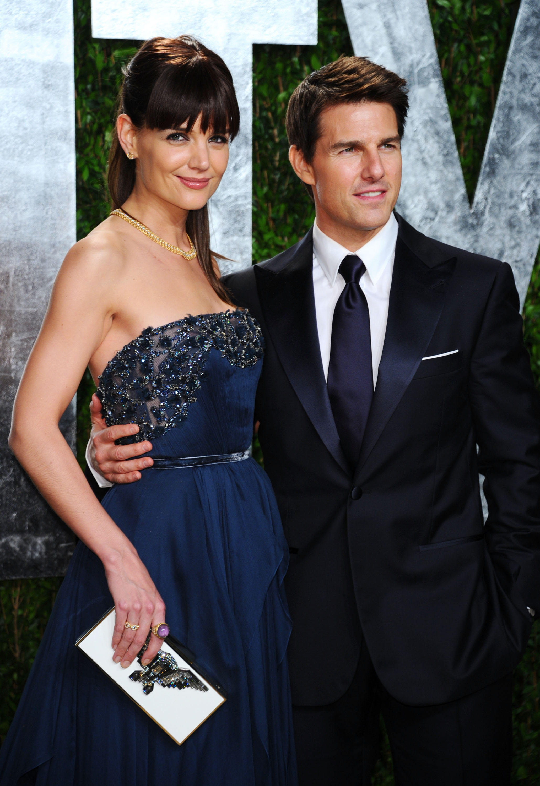 Katie Holmes and Tom Cruise pictured together on February 26, 2012 | Source: Getty Images