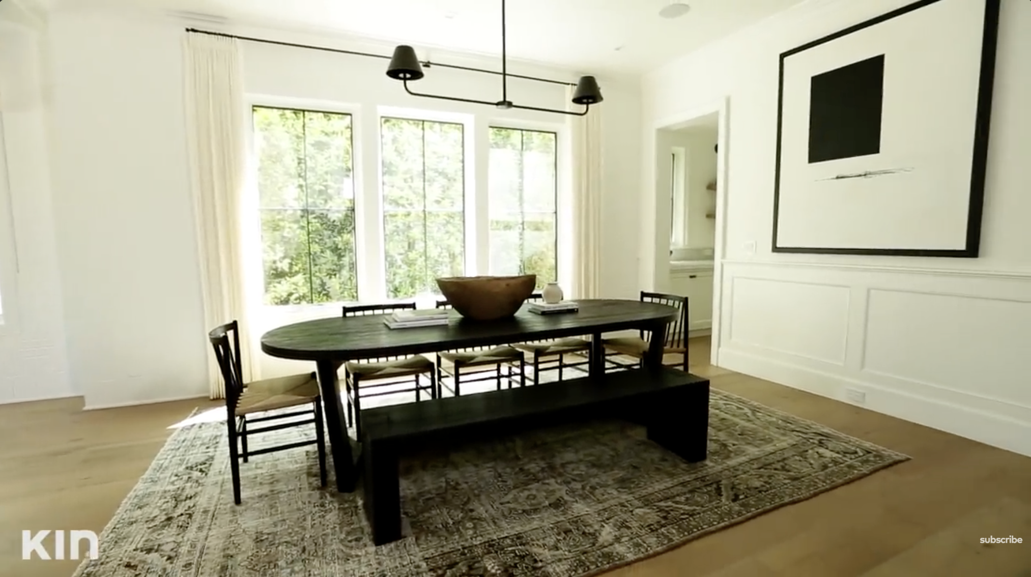 A view of Tia Mowry's dining area. | Source: YouTube/Tia Mowry's Quick Fix