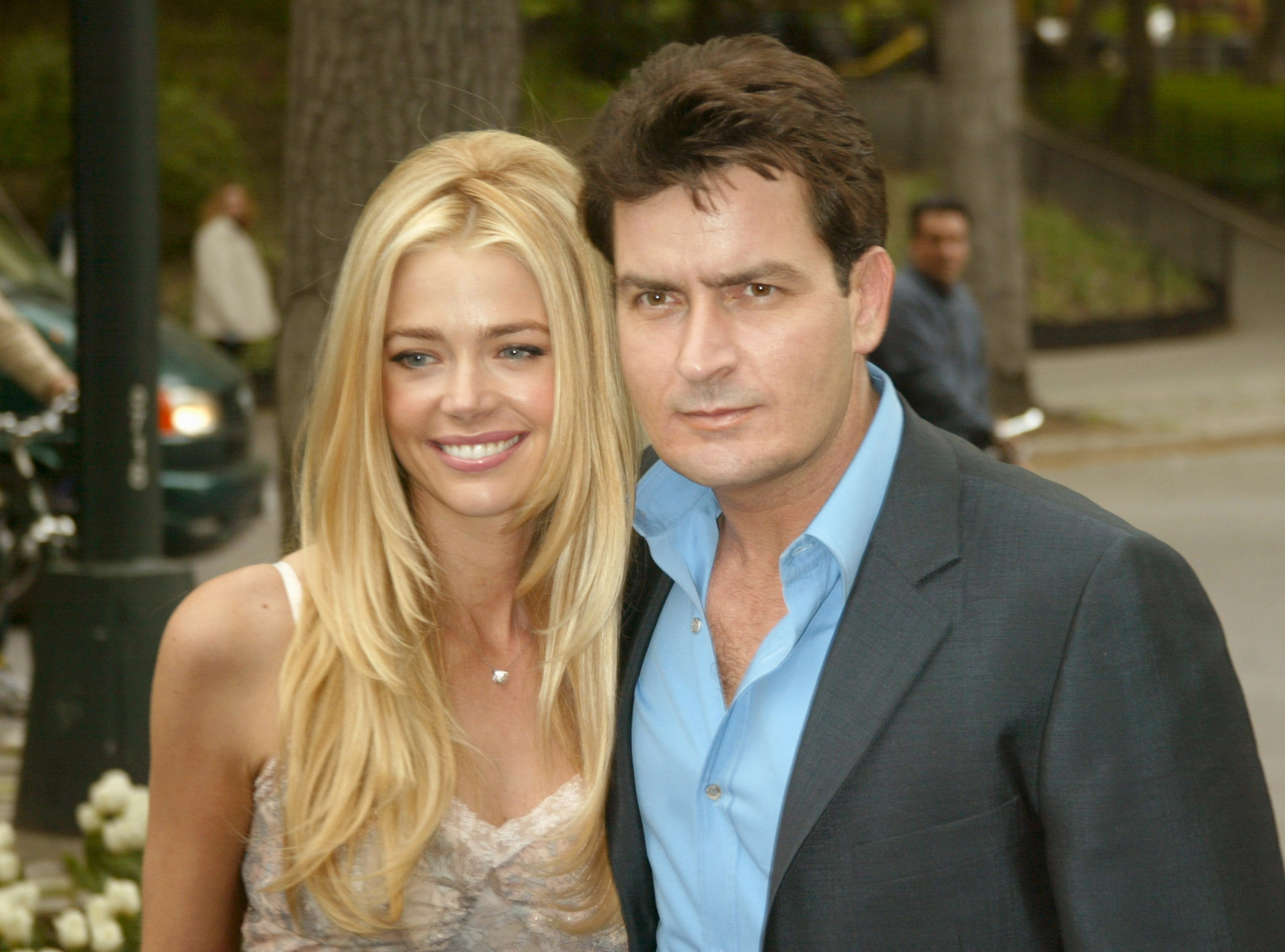 Denise Richards and Charlie Sheen during 2003-2004 CBS Upfront - After Party in New York City on May 14, 2003 | Source: Getty Images