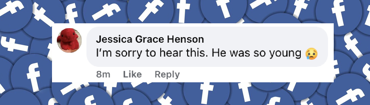 A netizen's reaction to POORSTACY's sudden death in a post shared on December 1, 2025 | Source: Facebook/TMZ