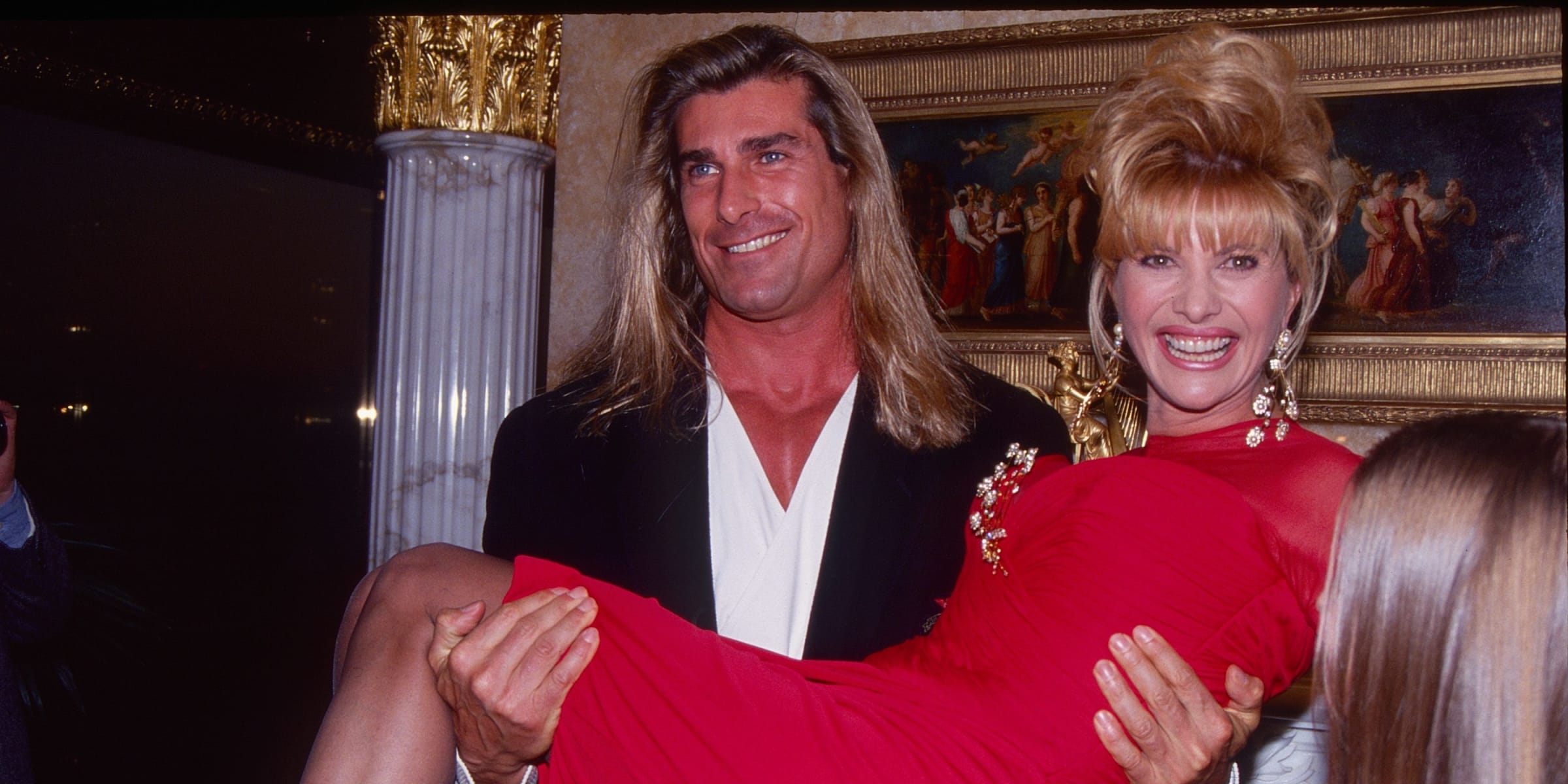 The iconic male model and Ivana Trump | Source: Getty Images