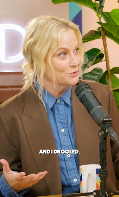 Amy Poehler admitting to how she drooled by being overwhelmed and excited about Michelle Obama's presence. | Source: TikTok/@goodhangwithamy