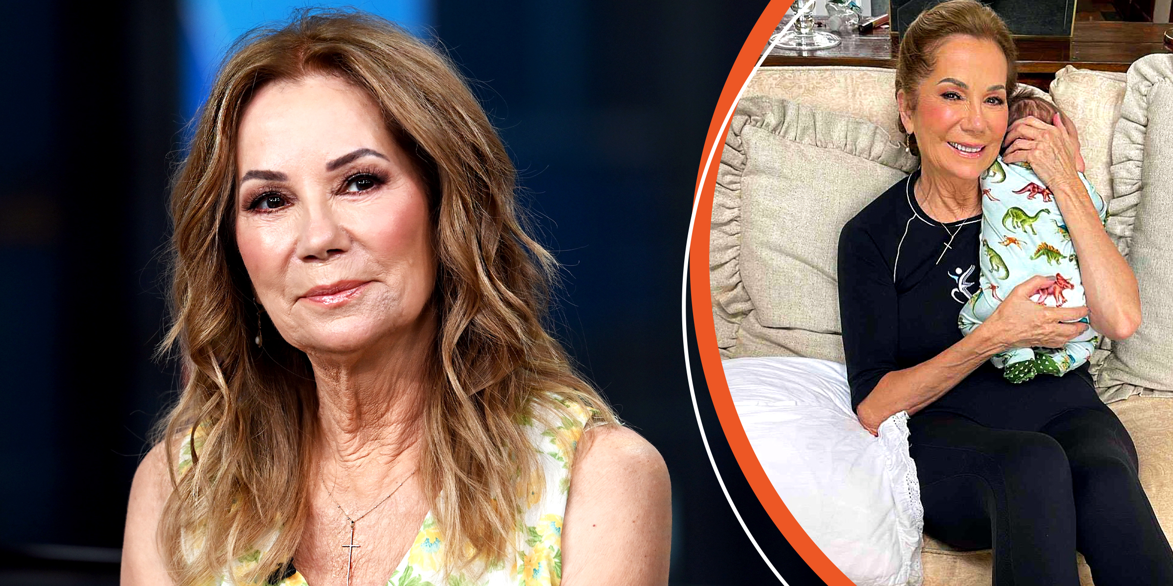 Kathie Lee Gifford | Kathie Lee Gifford and one of her grandchildren. | Sources: Getty Images | Instagram.com/@kathielgifford