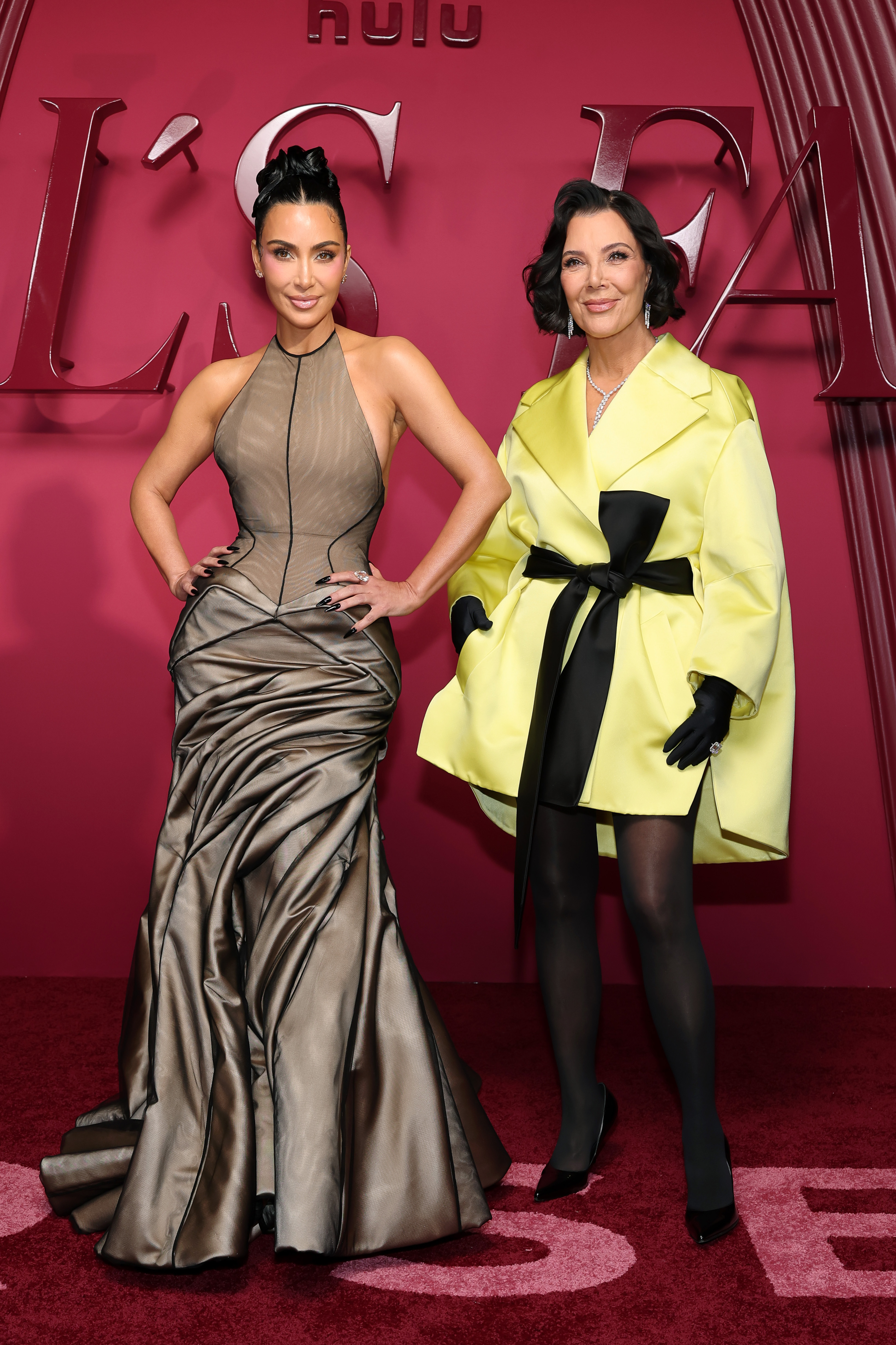 Kim Kardashian and Kris Jenner at the world premiere of "All's Fair" on October 16, 2025, in Los Angeles, California. | Source: Getty Images