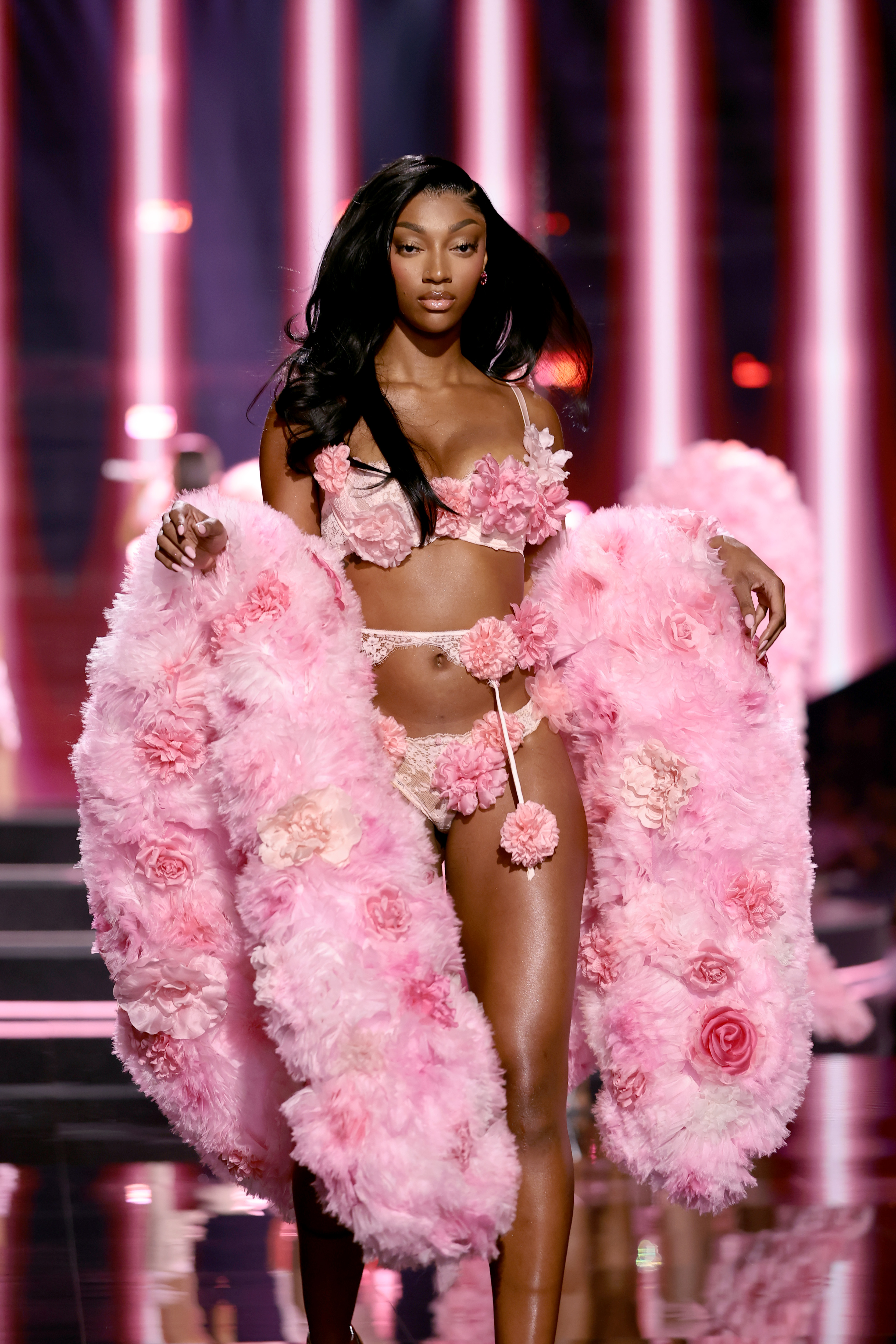 Angel Reese at the Victoria's Secret Fashion Show held at Steiner Studios on October 15, 2025 in New York | Source: Getty Images