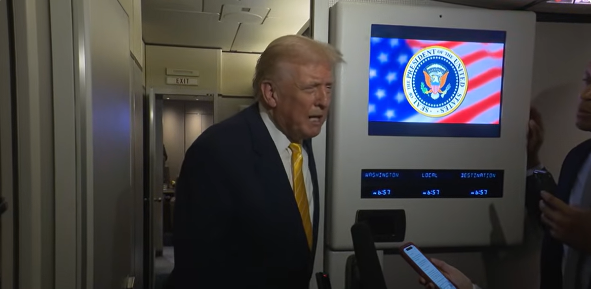 President Donald Trump talks about his relationship with Jefferey Epstein, as seen from the video post dated November 15, 2025. | Source: YouTube/TheWhiteHouse