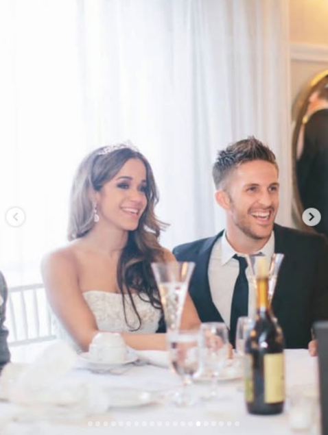 Jimmy Fowlie and Christina Downer at her wedding, in a photo from a post on April 29, 2026 | Source: Instagram/jimmyfowlie
