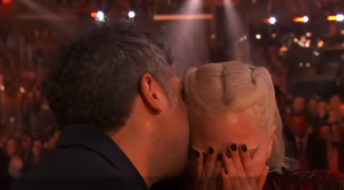 Lady Gaga reacts to winning Best Pop Vocal Album for "MAYHEM" during the 68th Annual Grammy Awards at Crypto.com Arena on February 1, 2026, in Los Angeles | Source: YouTube/Page Six