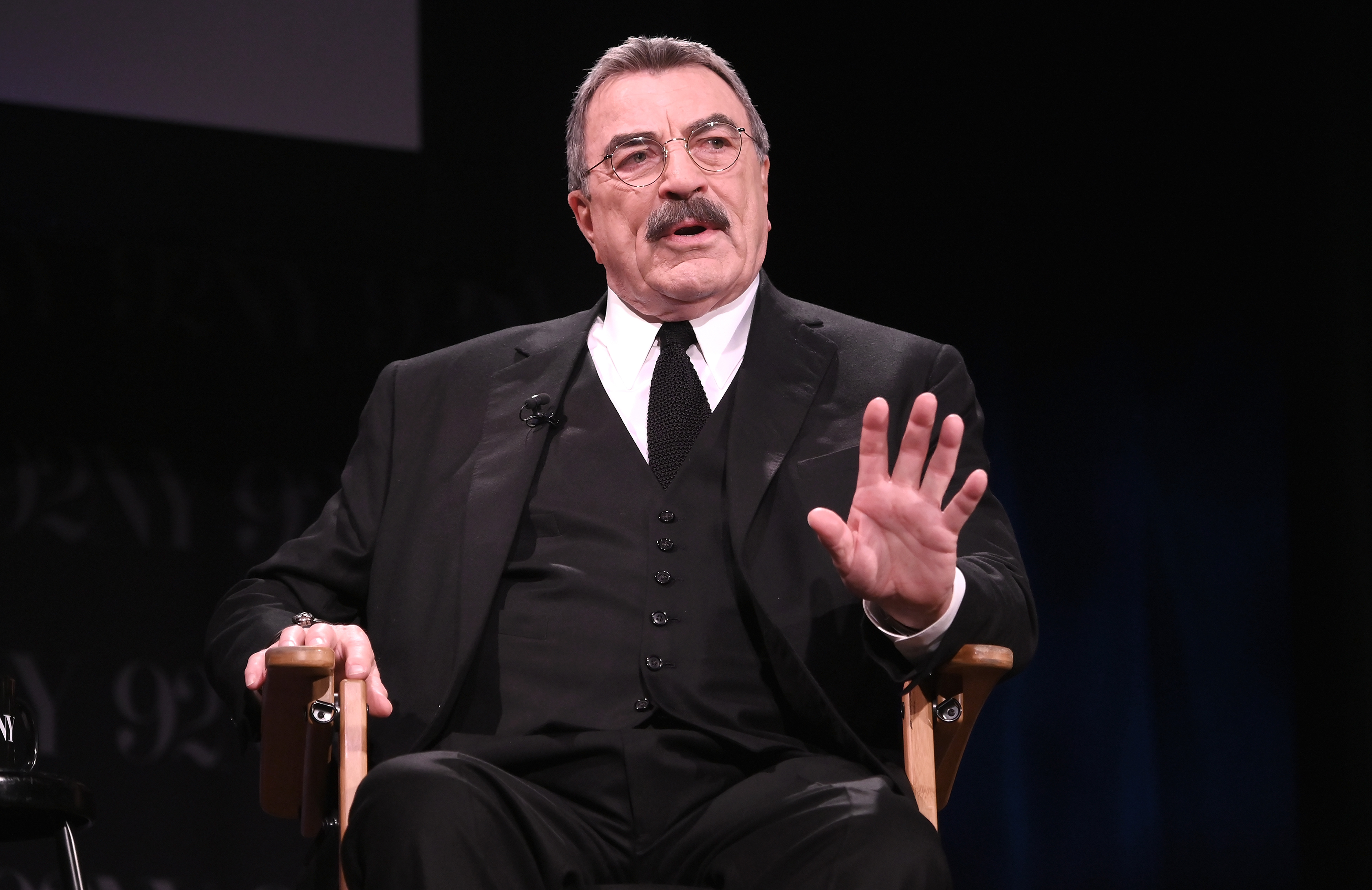 Tom Selleck attends a discussion for the book, "You Never Know: A Memoir" at 92NY in New York City on May 7, 2024 | Source: Getty Images