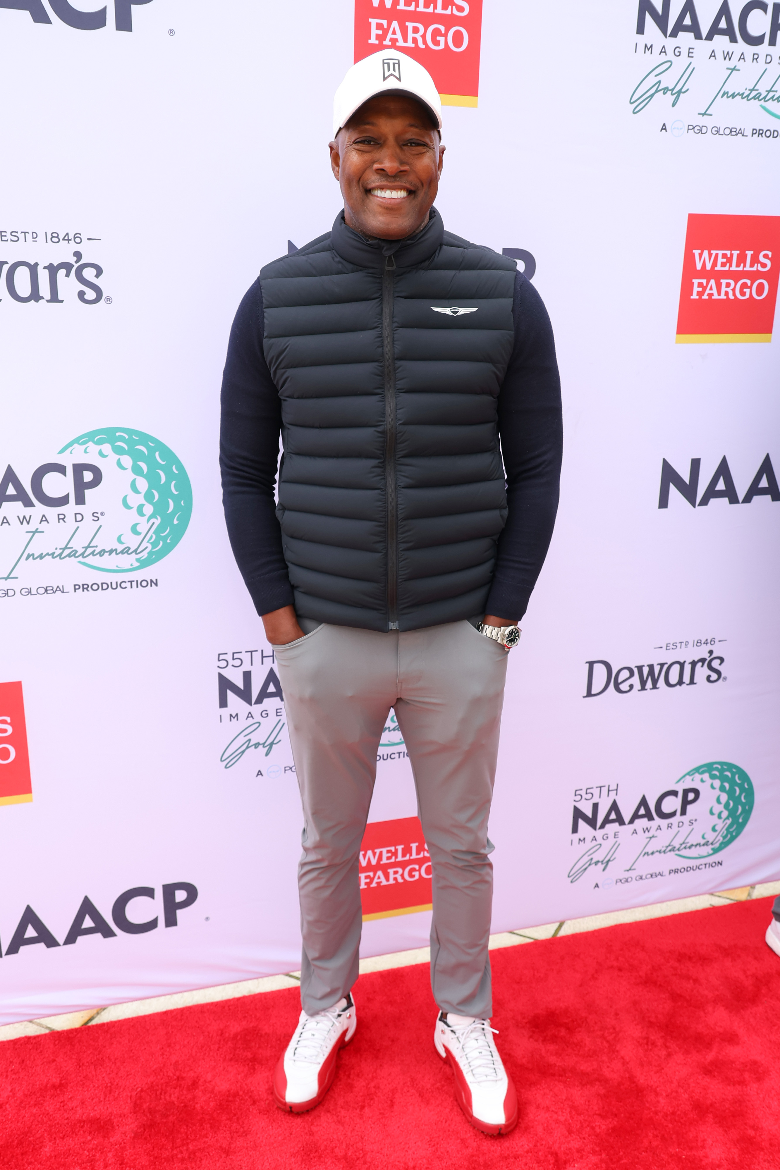 Flex Alexander at the NAACP Golf Invitational in Dana Point, California on March 12, 2024. | Source: Getty Images