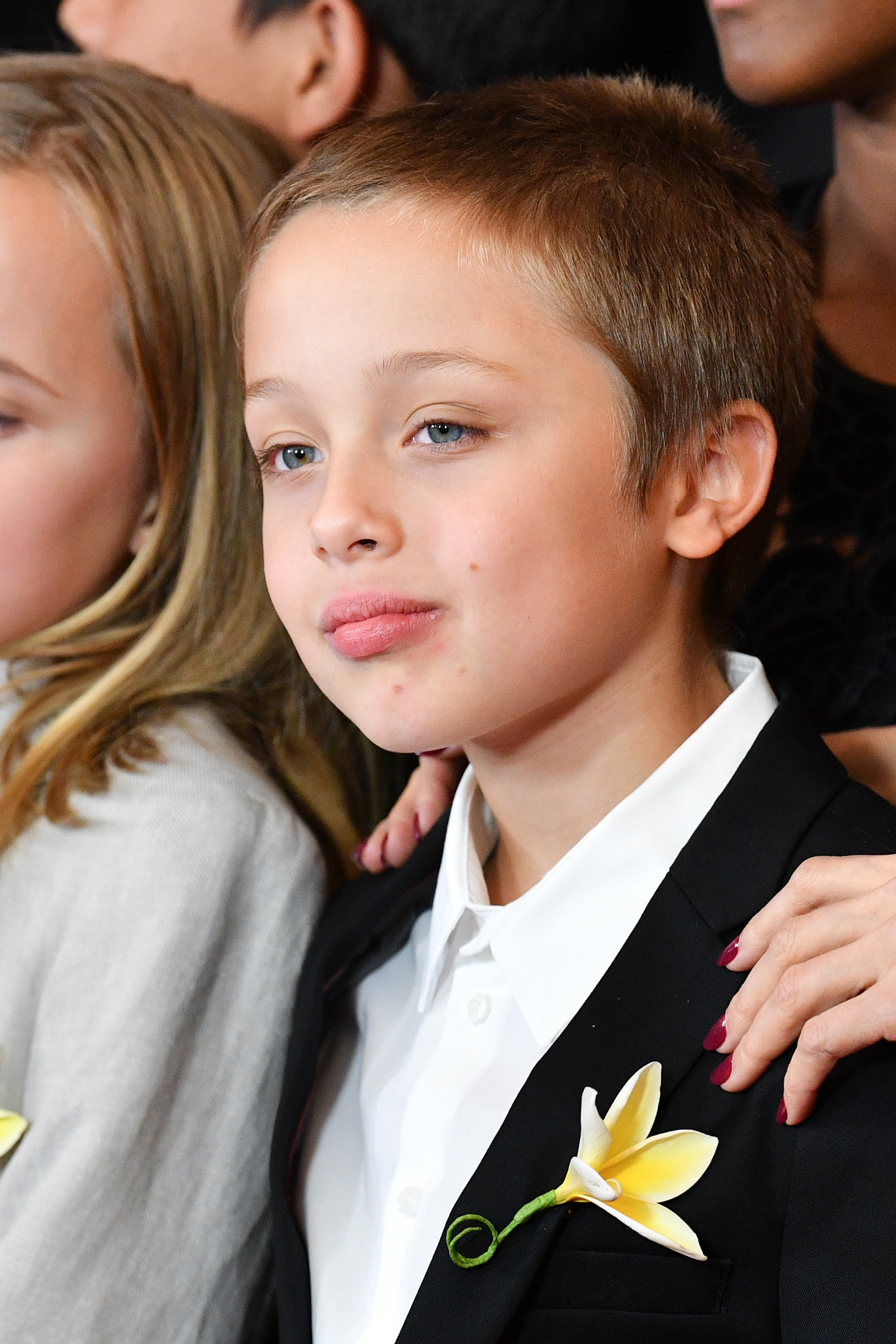 Knox Leon and Jolie-Pitt attends the "First They Killed My Father" New York premiere on September 14, 2017 | Source: Getty Images