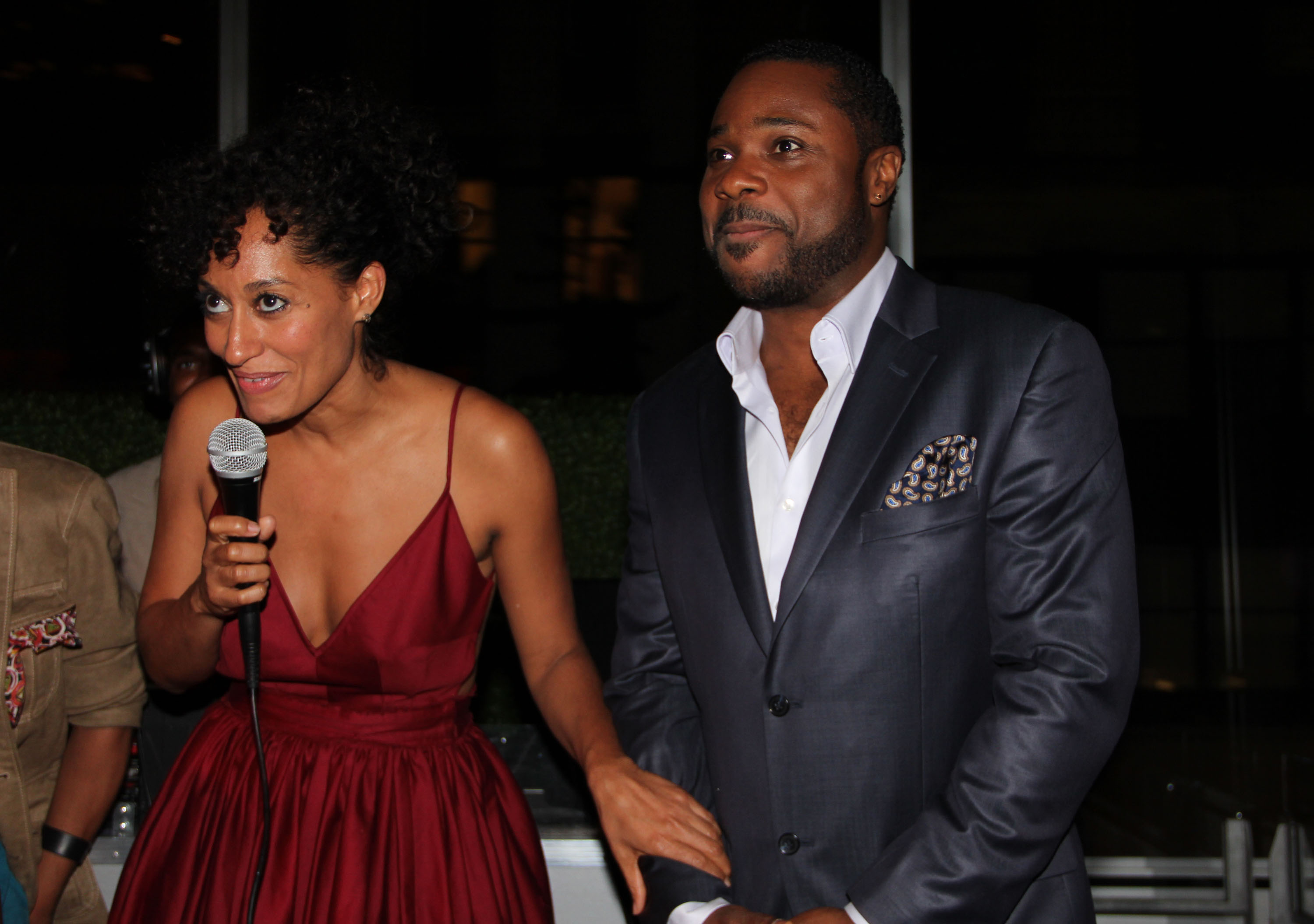 Tracee Ellis Ross and Malcolm-Jamal Warner in a VIP screening of Reed Between The Lines" at Bar Basque in New York City on October 10, 2011. | Source: Getty Images