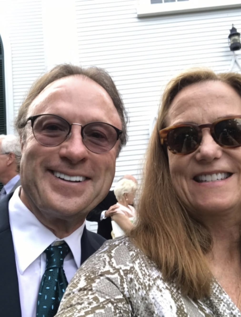 Ann and Kevin Mannix smile together in an earlier photograph. The couple spent decades serving in the San Francisco Police Department, with Kevin retiring in 2018 and Ann following three years later.