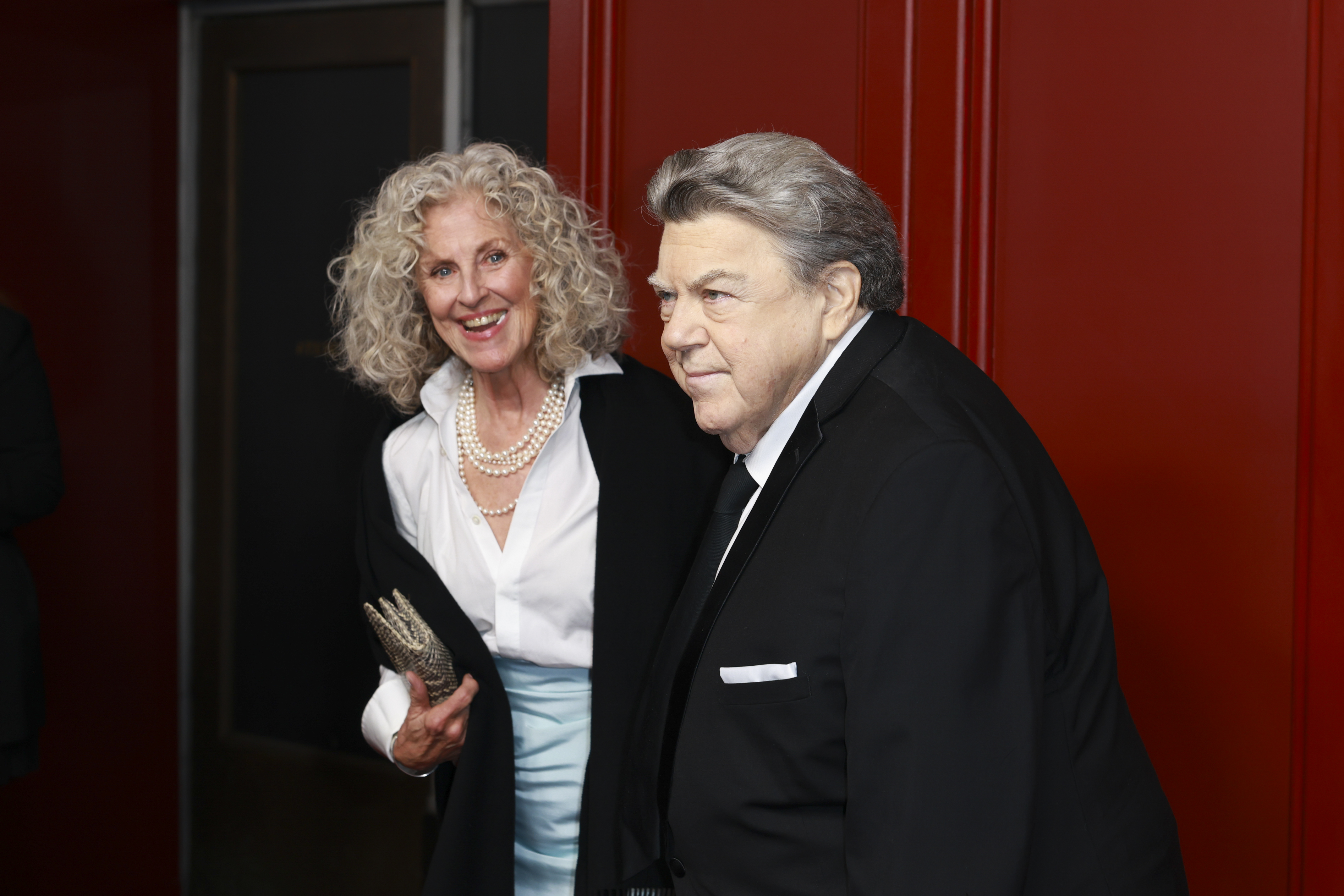 Bernadette Birkett and George Wendt attend the AppleTV+ Primetime Emmy Party at Mother Wolf in Los Angeles, California on January 15, 2024 | Source: Getty Images