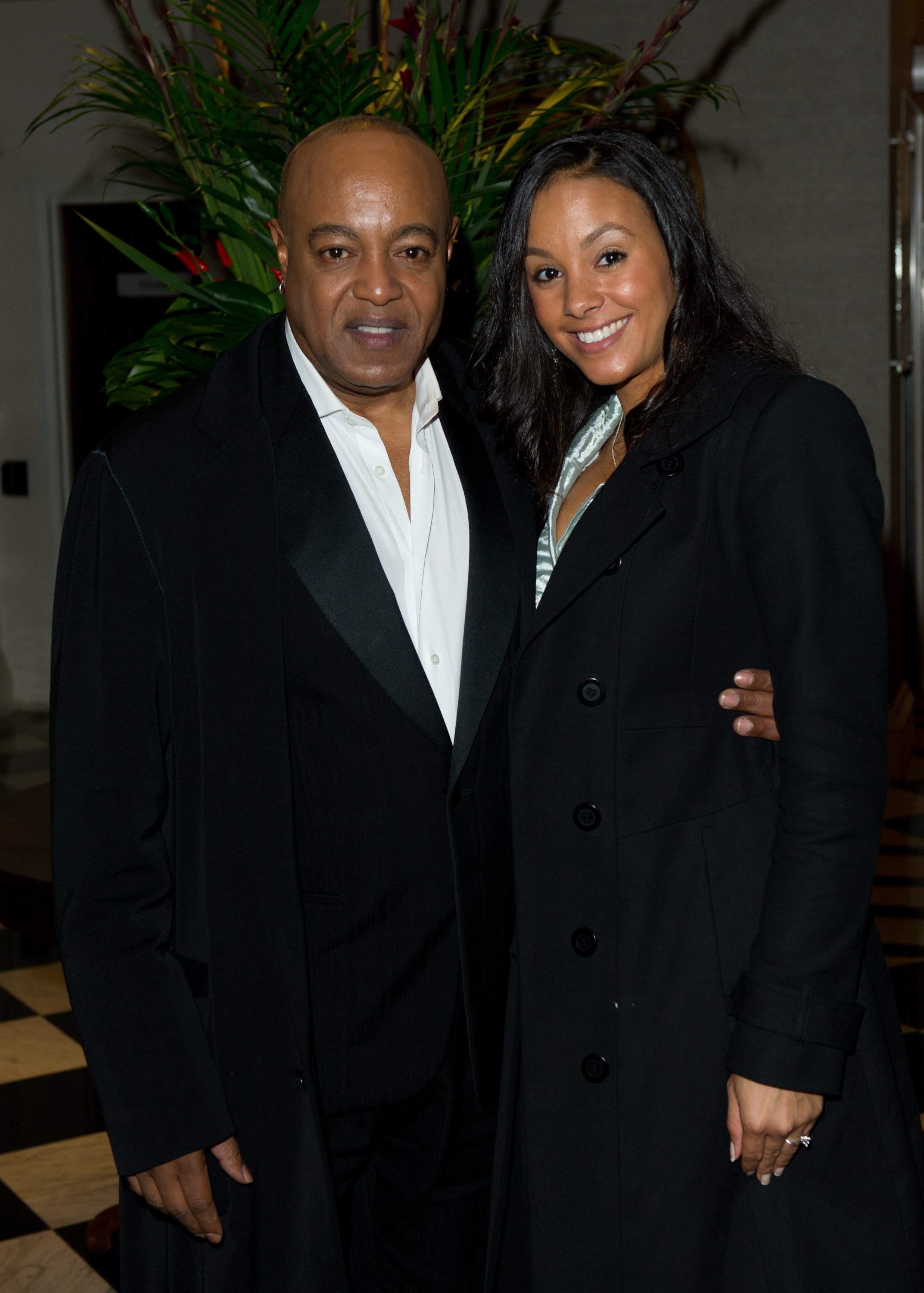 Peabo and Tonya Bryson at the afterparty of 'Michael Jackson: The Life Of An Icon' on November 2, 2011 | Source: Getty Images