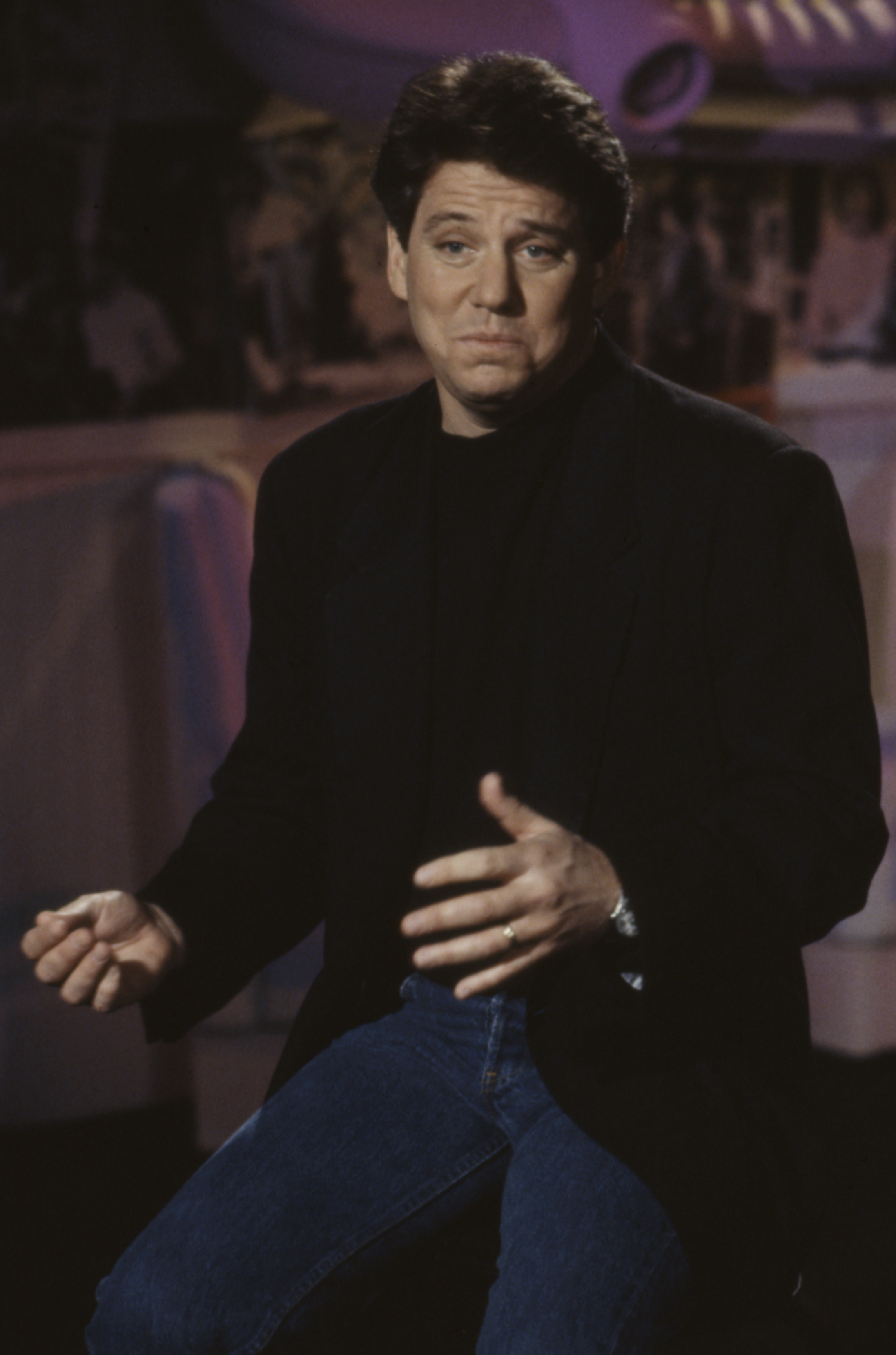 Anson Williams is pictured during an interview for the Happy Days Reunion Special, reflecting on the sitcom that helped launch his long and varied career.