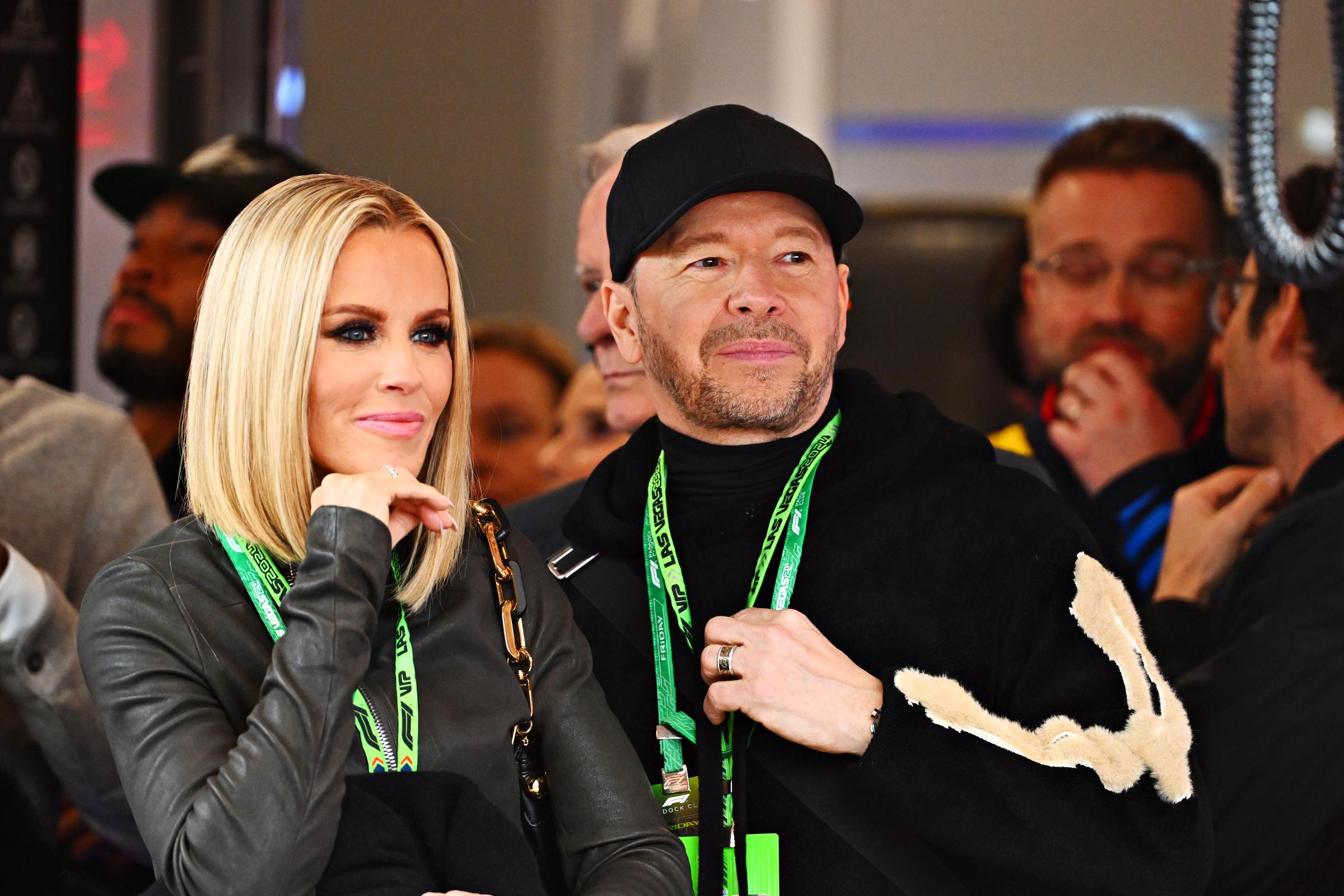 Jenny McCarthy stood by husband Donnie Wahlberg, whose private jet skidded off a Las Vegas runway Sunday morning. She later responded to his account of the frightening incident with four emphatic words. | Source: Getty Images