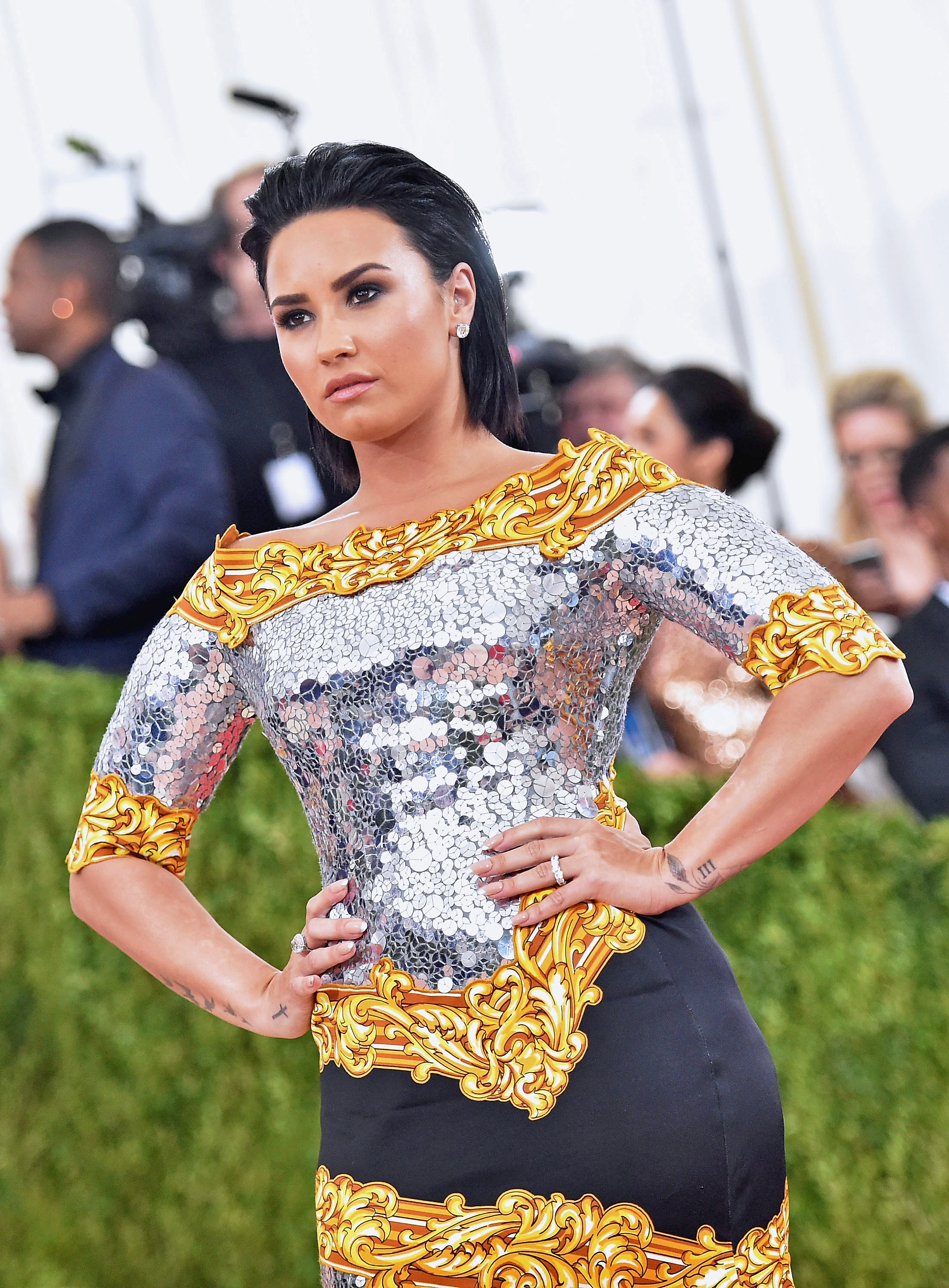 Demi Lovato attends the Met Gala on May 2, 2016 | Source: Getty Images