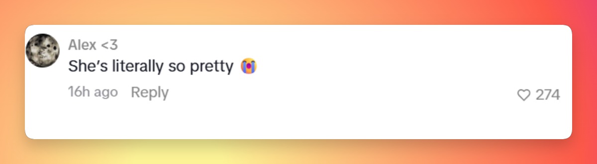 One of her recent post quickly drew admiration from followers, with one commenter joining hundreds of others in showing appreciation for her latest look. | Source: TikTok/josie totah