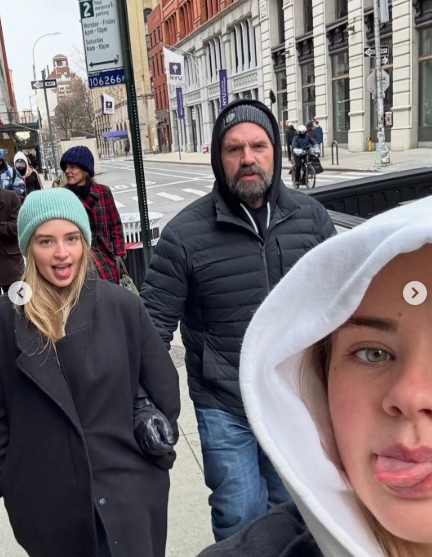 A photo shared on January 1, 2026, captured Ethan Suplee spending time with two of his daughters during a family outing. Bundled up in a black puffer jacket and knit beanie, Suplee walked behind the young women as one snapped the playful street selfie. The candid moment offered another glimpse of the close family life the actor has spoken about with pride over the years. | Source: Instagram/ethansuplee