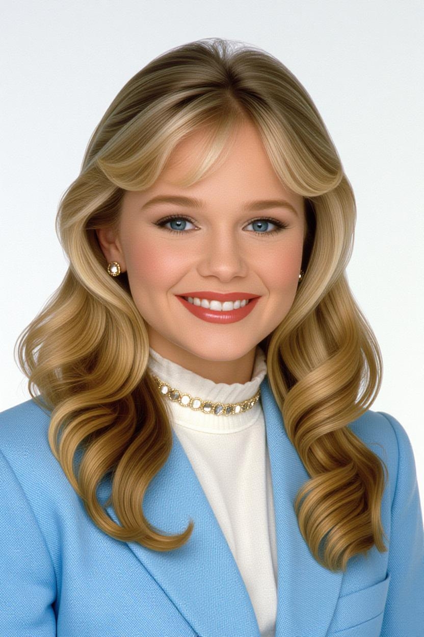 An AI-generated image of JonBenét Ramsey. | Source: Grok