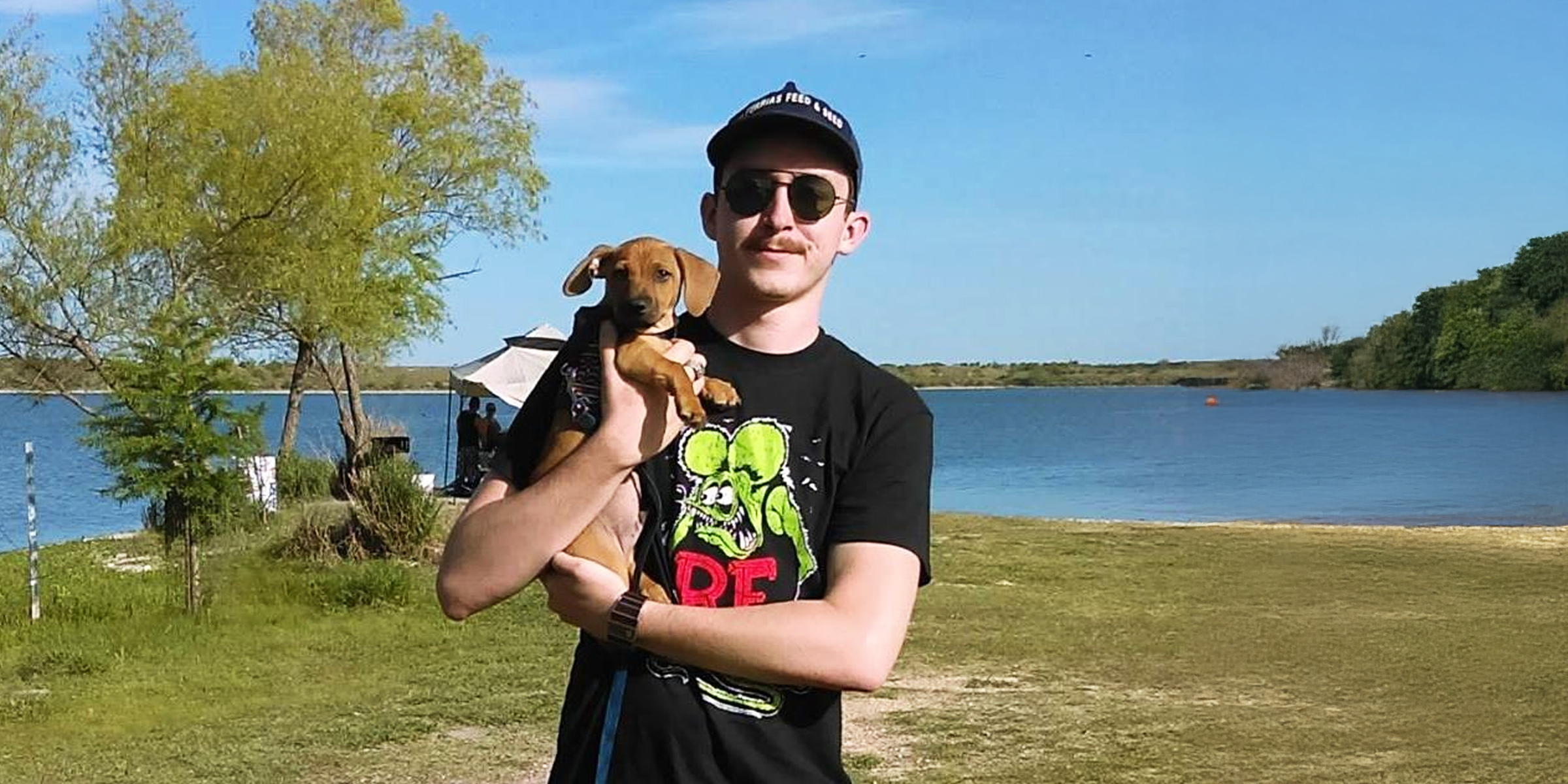 Zain Cano and his dog | Source: Facebook/Zain Christan Cano