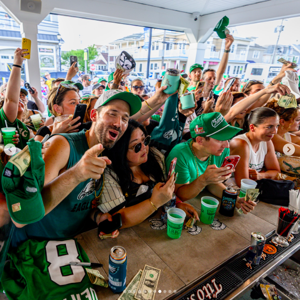 Attendees and supporters celebrating at the Philadelphia Eagles event. | Source: Instagram/eaglesautism