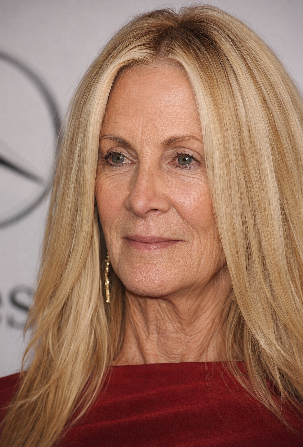 Wrapped in jewel tones that complement her warm complexion, this interpretation presents another glimpse of how Joan Van Ark might have looked while continuing to attend Hollywood events. The AI favors subtle, age-appropriate changes, keeping the actress' familiar features at the heart of the portrait. | Source: ChatGPT