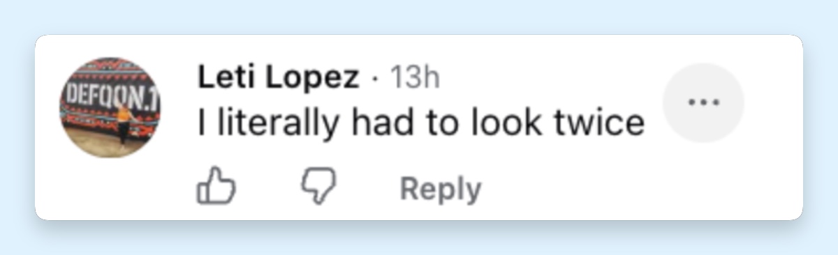 A viewer admits needing a second look to recognize Rinna in her dramatically different Halloween appearance. | Source: Facebook/ Extra