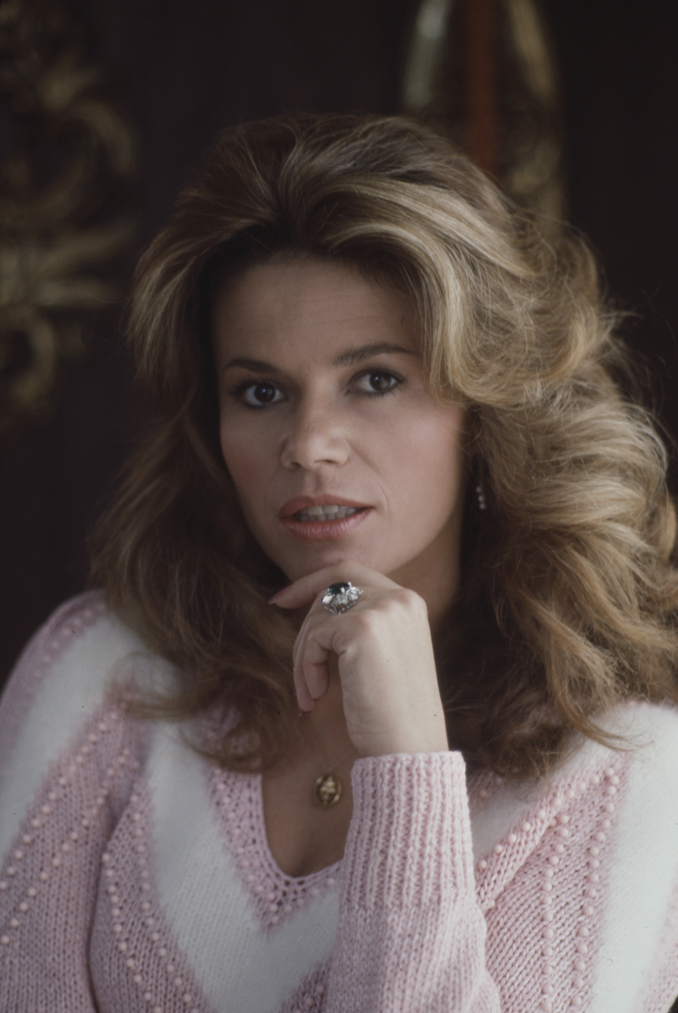 Mary-Margaret Humes poses for a promotional photo for "Hardcastle and McCormick" in Los Angeles, California, in 1985 | Source: Getty Images