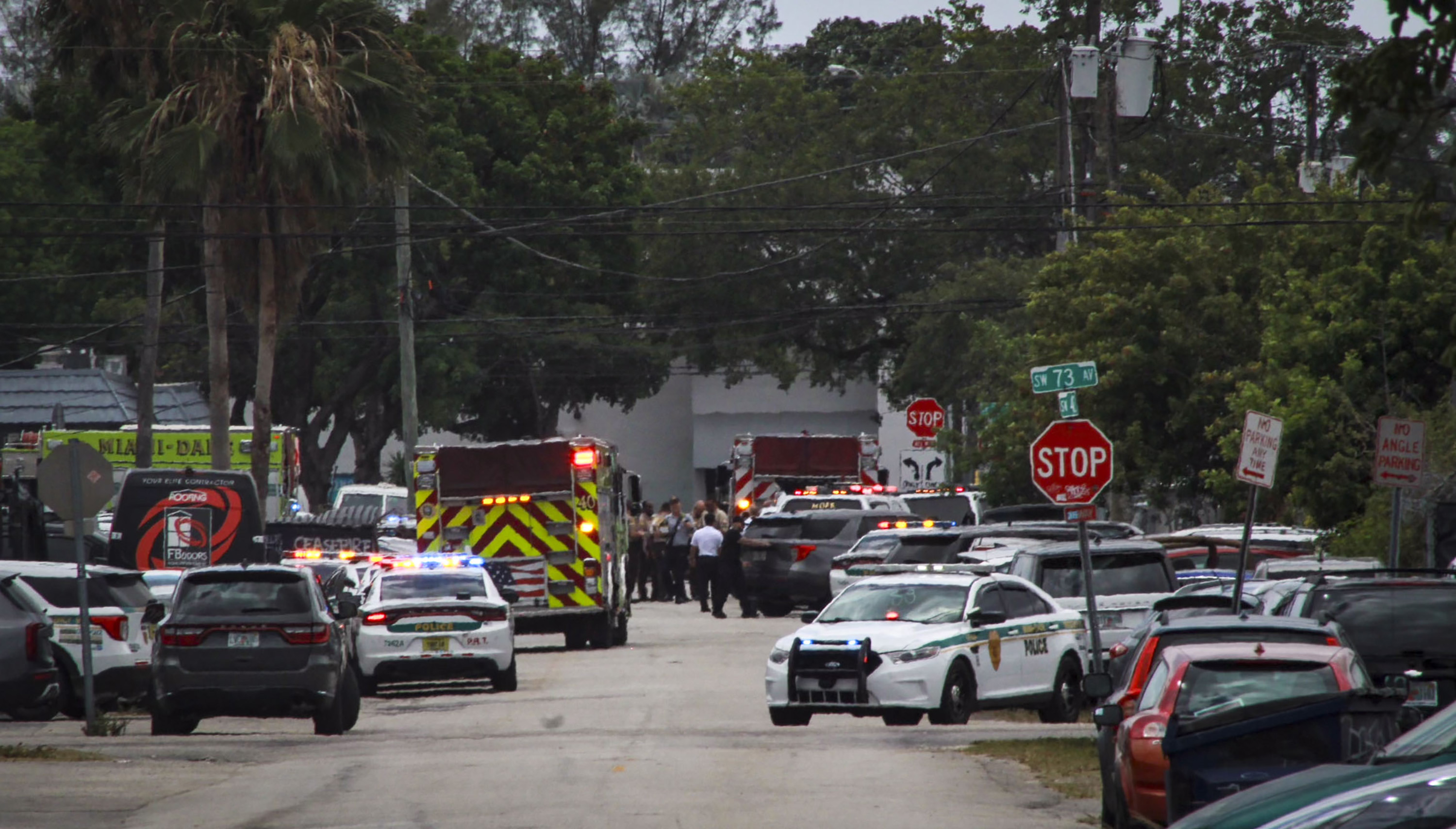 Emergency responders at a scene. | Source: Getty Images