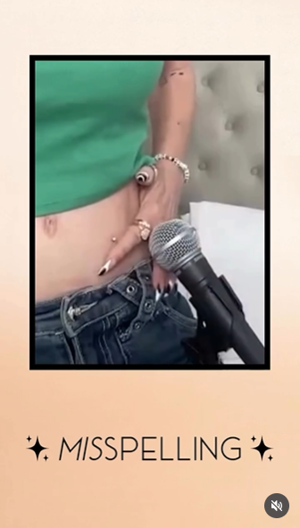 Tori Spelling's belly piercings, from a post dated May 20, 2024 | Source: Instagram/Torispelling