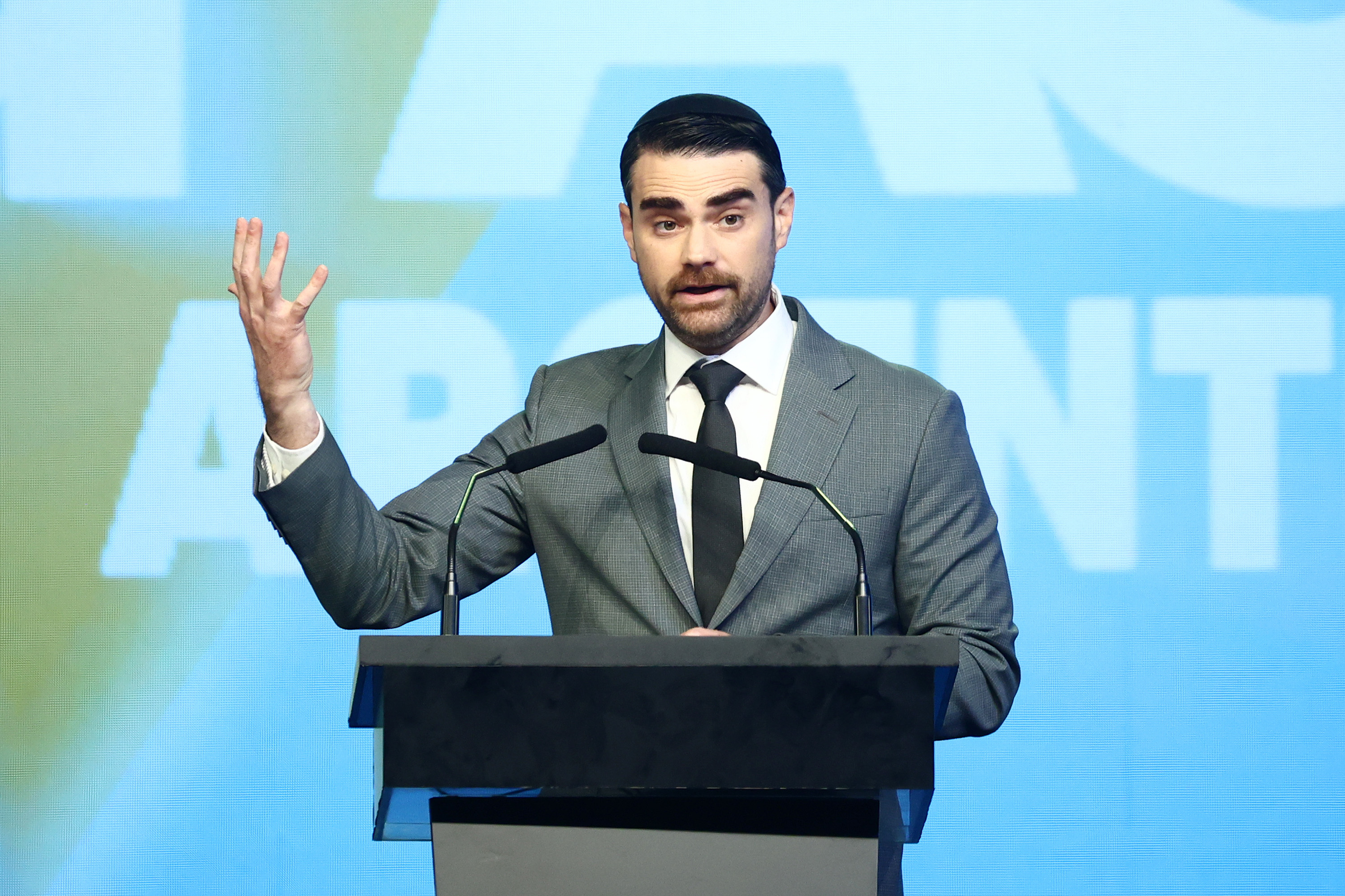 Ben Shapiro speaks during the CPAC Argentina, Conservative Political Action Conference, on December 4, 2024, in Buenos Aires, Argentina. | Source: Getty Images