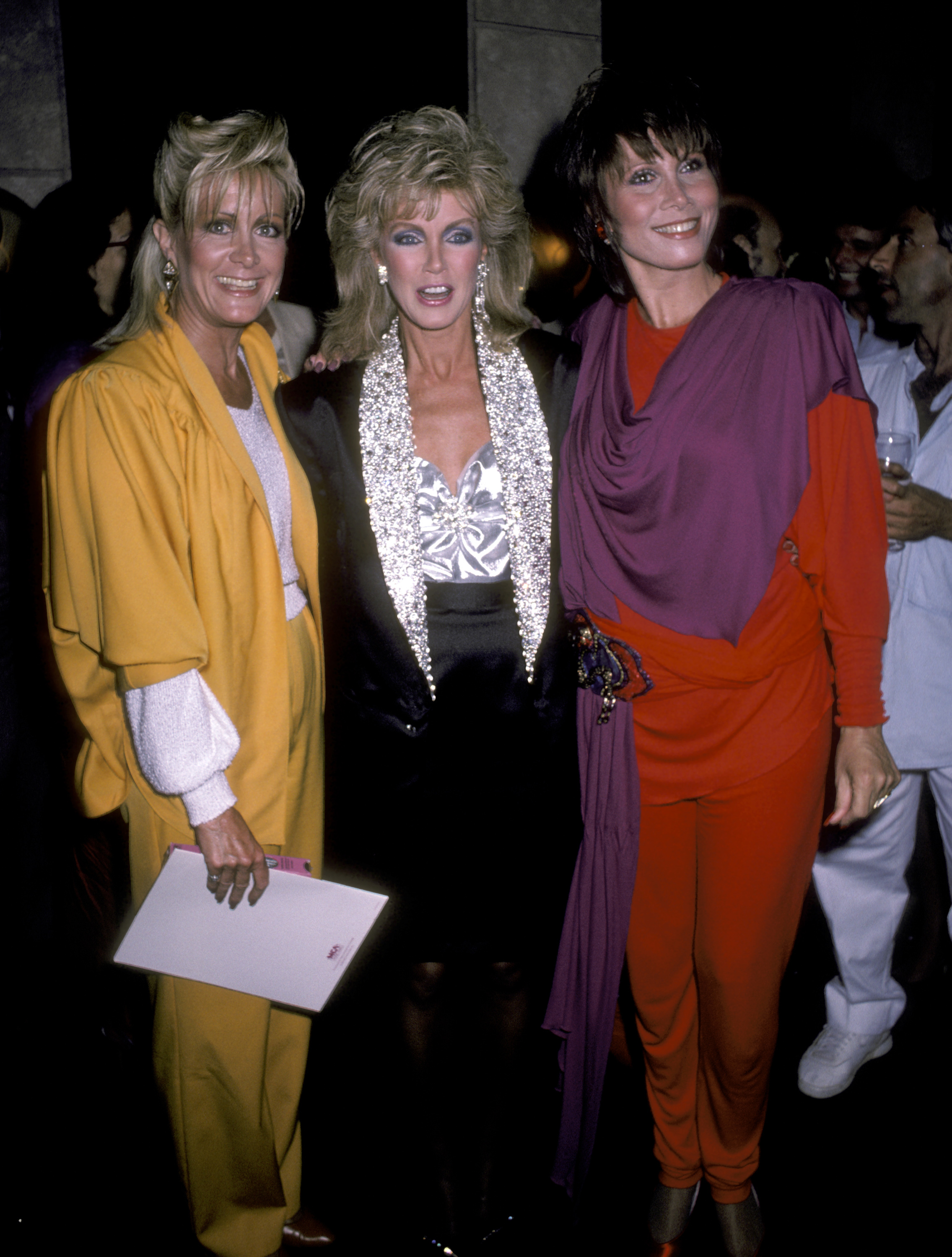 Joan Van Ark joined her Knots Landing co-stars Donna Mills and Michele Lee at a Hollywood event during the height of the show's success, balancing the demands of primetime television with a remarkable commitment to daily long-distance running. | Source: Getty Images