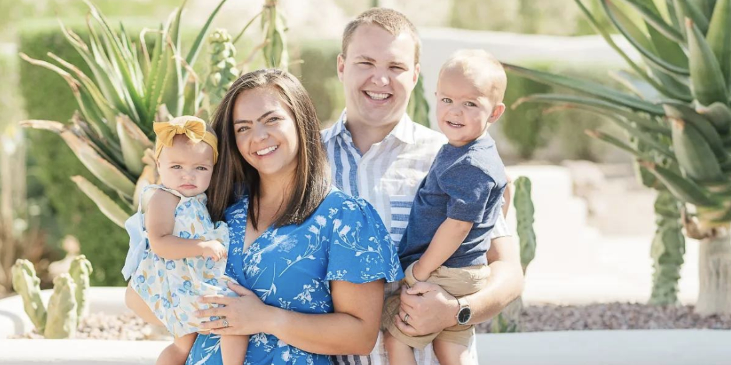 Landon Baldwin, his wife, Torrie and their children | Source: Facebook/torrie.beus