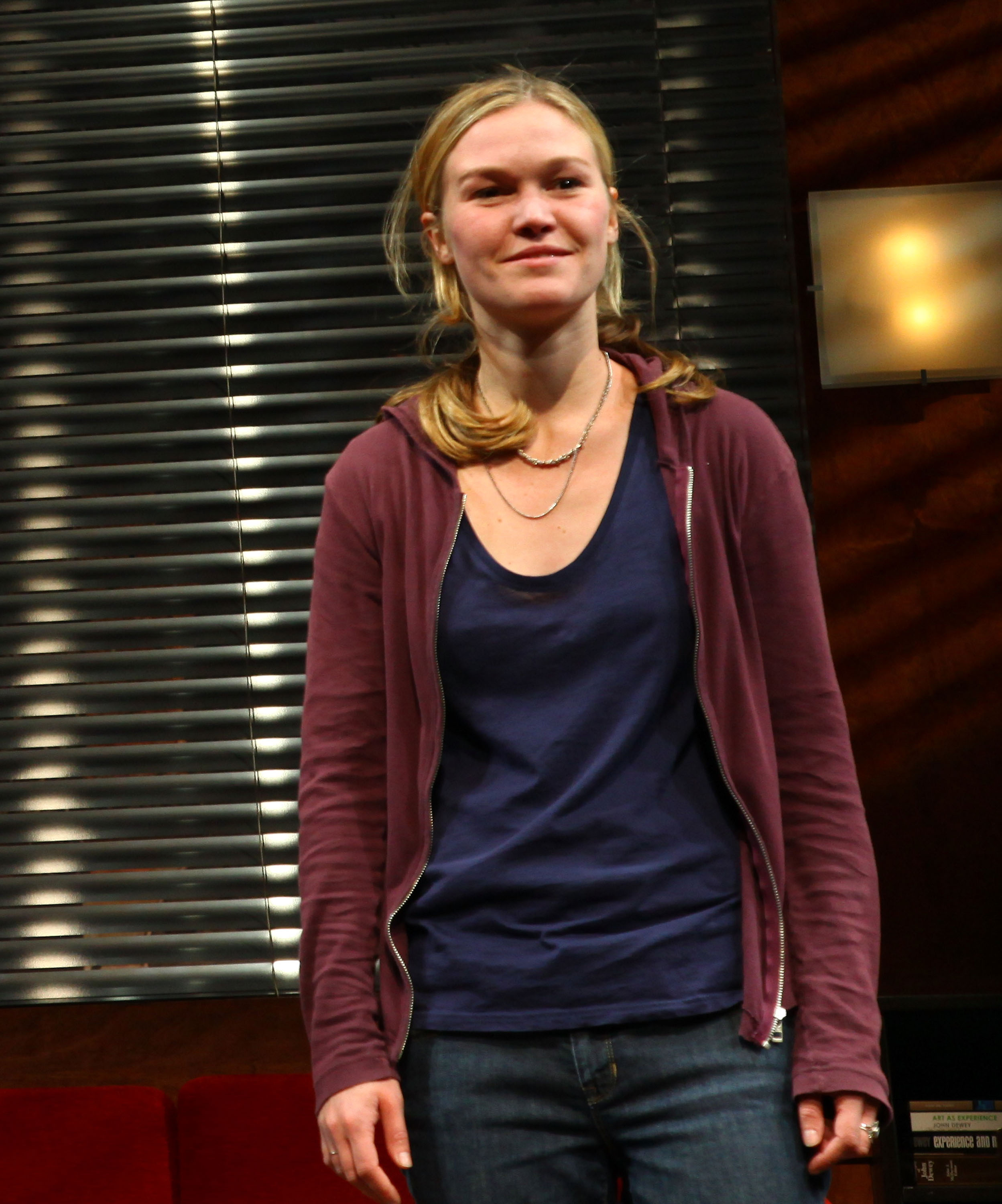 While still in college, Stiles took on the controversial role of Carol in David Mamet's "Oleanna," an experience she later said had "stuck with" her. She recalled bracing herself for strong audience reactions each night and eventually said she would love to direct her own version of the play. | Source: Getty Images