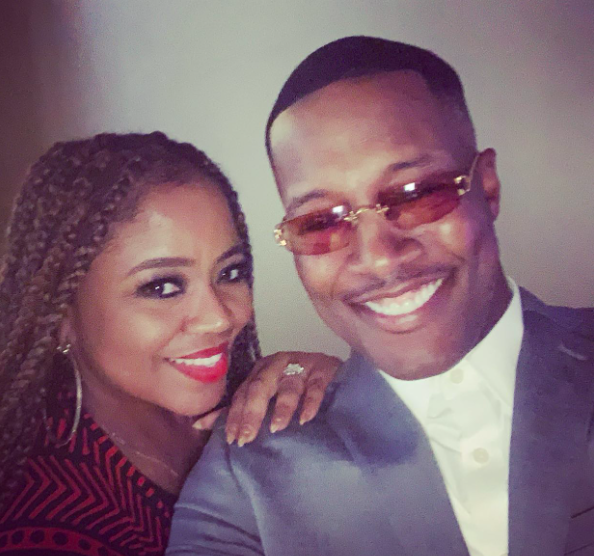 Shanice and Flex Alexander smiling for a photo, posted on May 10, 2020. | Source: Instagram/flexaforeal