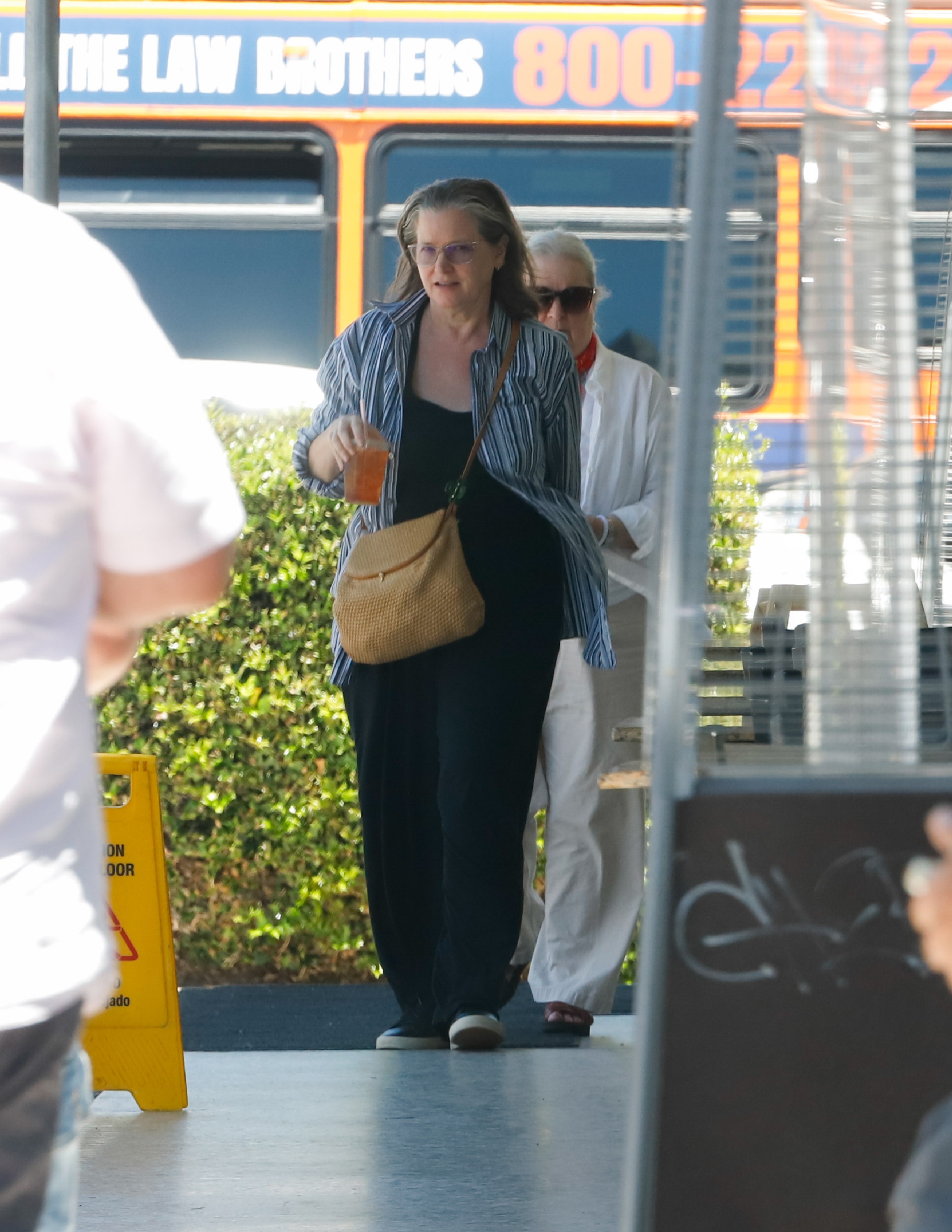 Bridget Fonda is photographed out and about in Los Angeles on November 11, 2025, making another uncommon appearance as public curiosity about the former star continued to grow. | Source: Getty Images