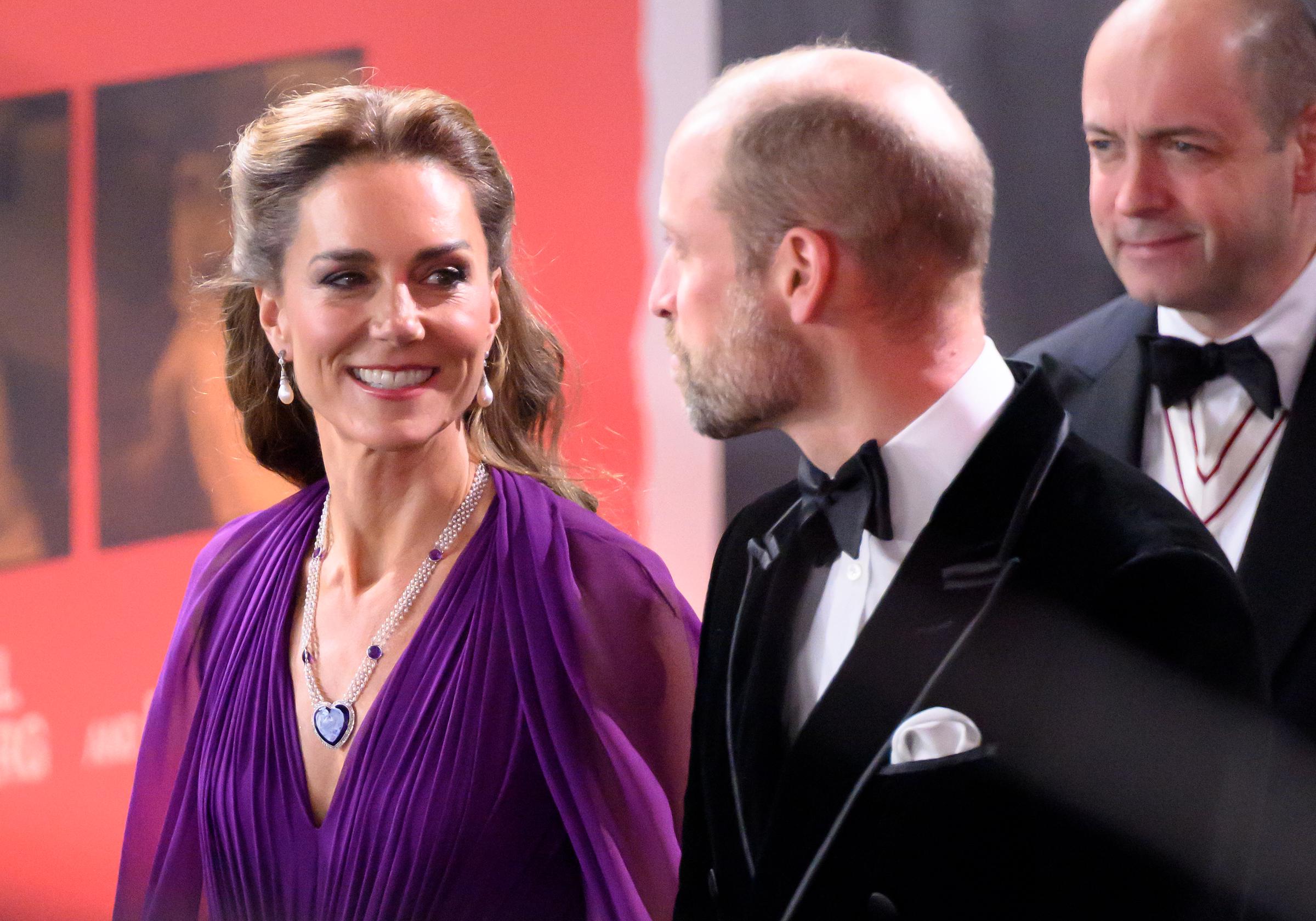Catherine’s own premiere history already includes 2 Bond films — Spectre and No Time to Die — linking her red-carpet years to the franchise behind Camilla’s 2012 night. | Source: Getty Images