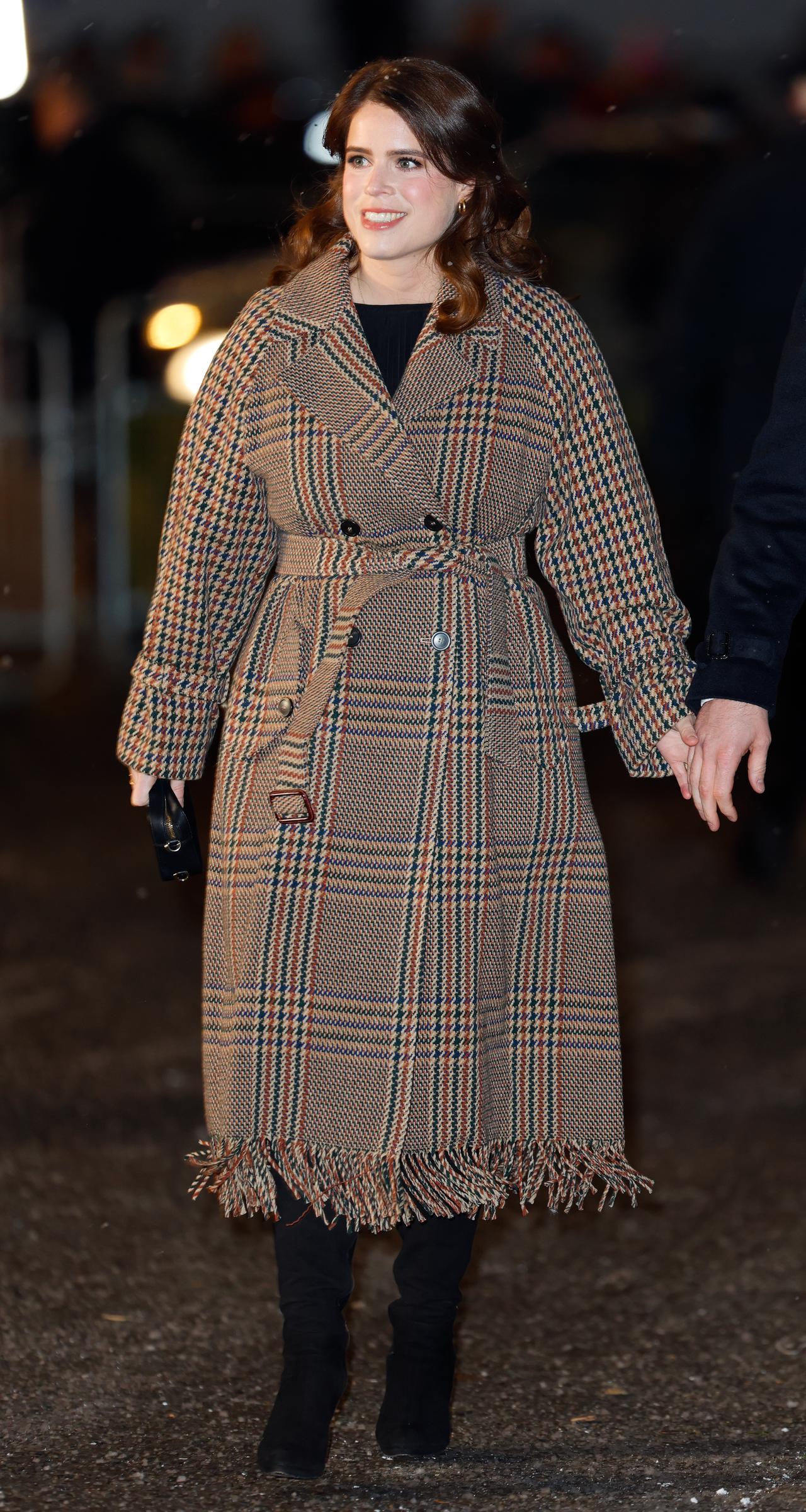 Eugenie's off-duty and colder-weather looks have often offered a more relaxed counterpart to her formal royal wardrobe. That long-running mix of polished and practical style makes her latest casual post-baby appearance feel less out of character than some reactions suggested.