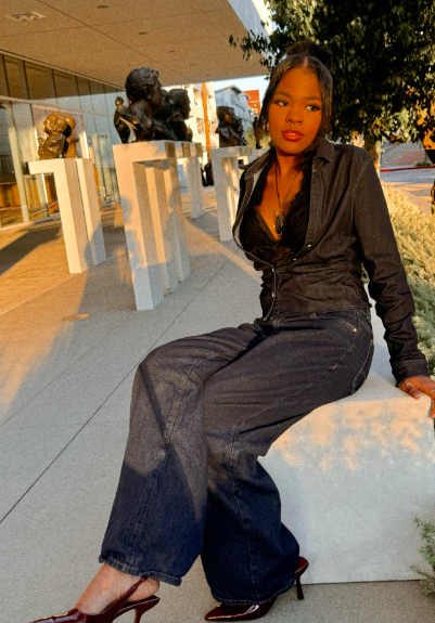 A photo of Flex Alexander and Shanice's daughter posing outdoors, posted on February 24, 2026. | Source: Instagram/imaniimusic