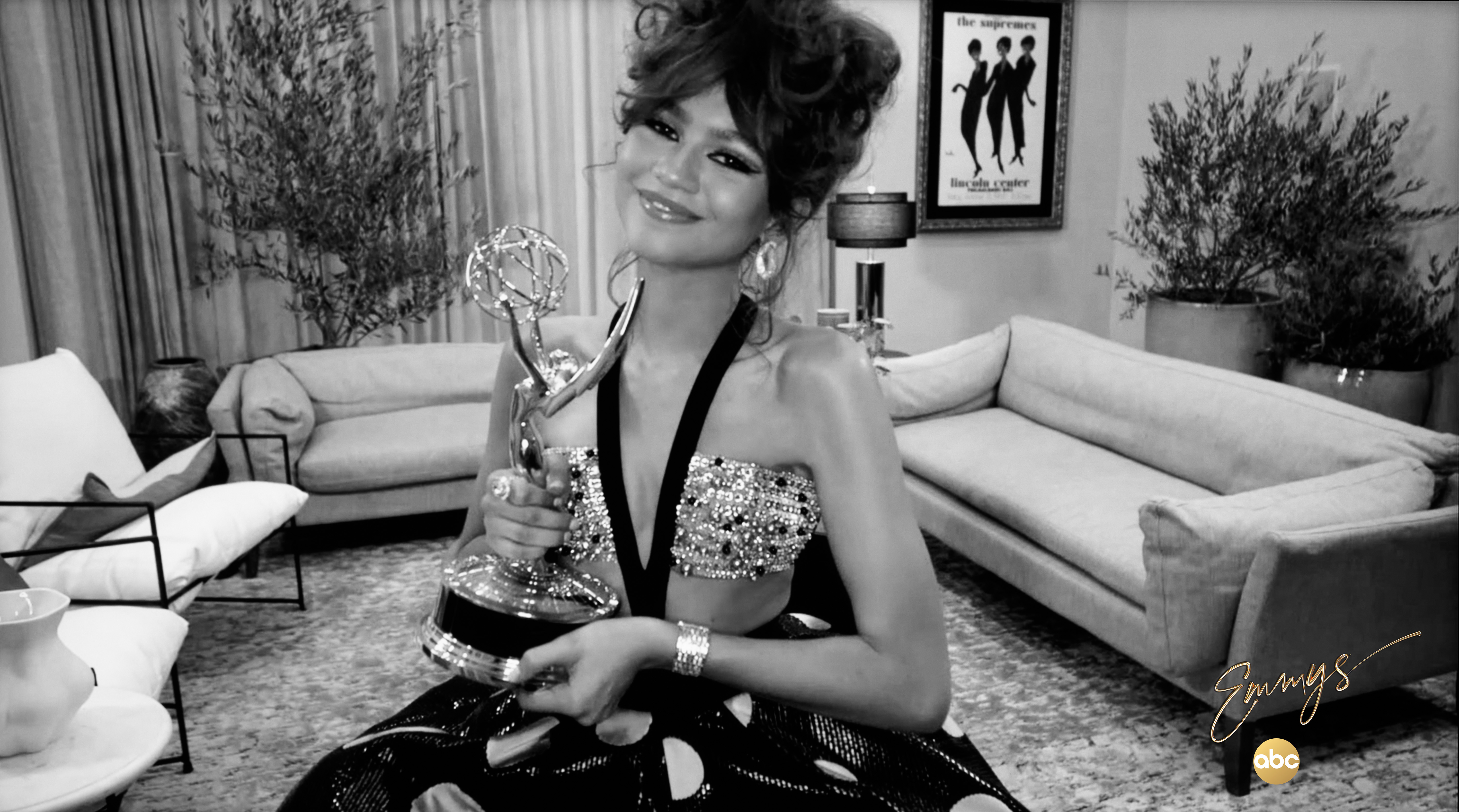 Zendaya at 24 years old. [Photo taken in September 2020]. Fun Fact: Zendaya's leap from Disney star to serious dramatic actress became official in spectacular fashion. At 24, her performance as Rue in "Euphoria" made her the youngest winner of the Emmy for Outstanding Lead Actress in a Drama Series at the time, turning what could have been a risky career reinvention into a record-breaking one.