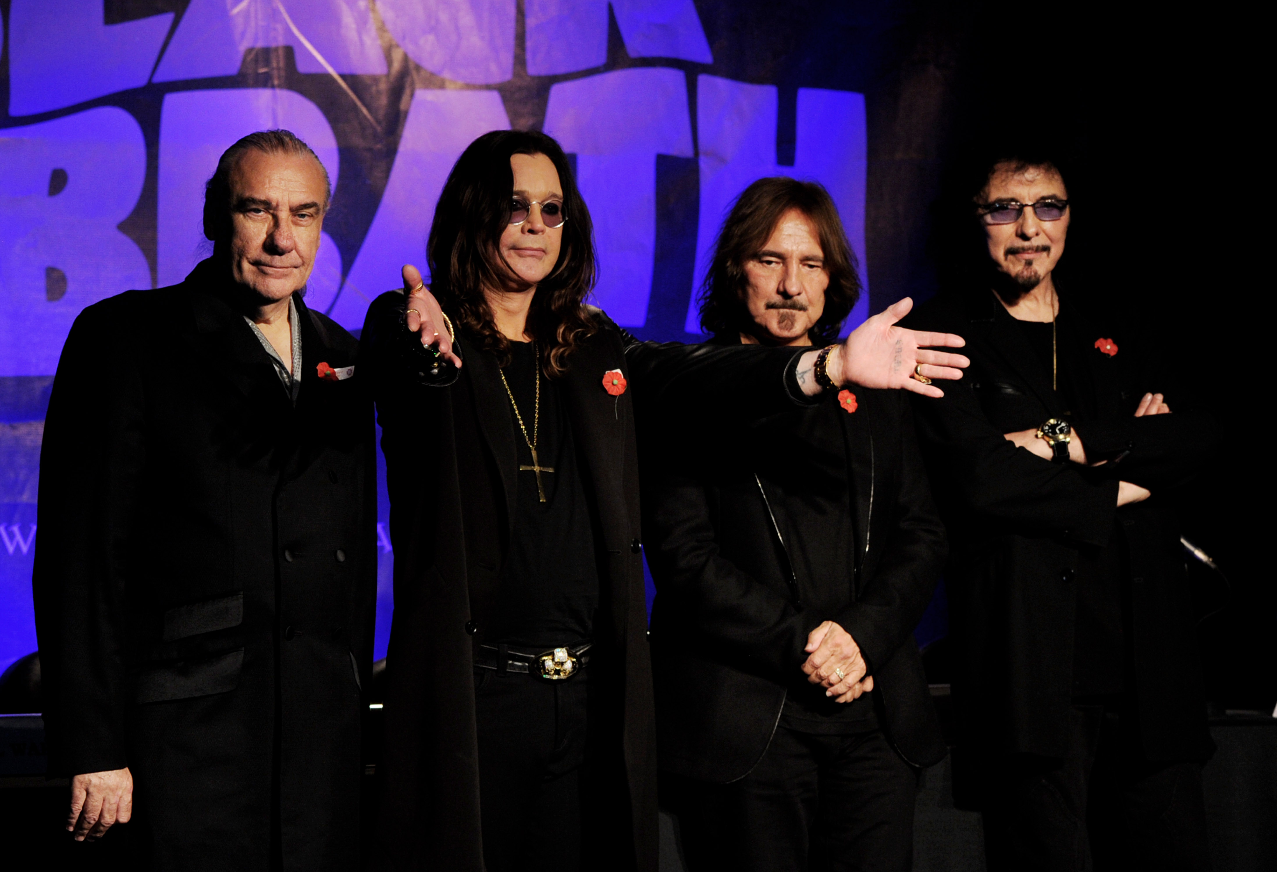 This image shows the original Black Sabbath lineup before their final chapter together. A year after Ozzy Osbourne's death, Bill Ward's tribute focused not on the music they made, but on the silence his friend left behind. | Source: Getty Images