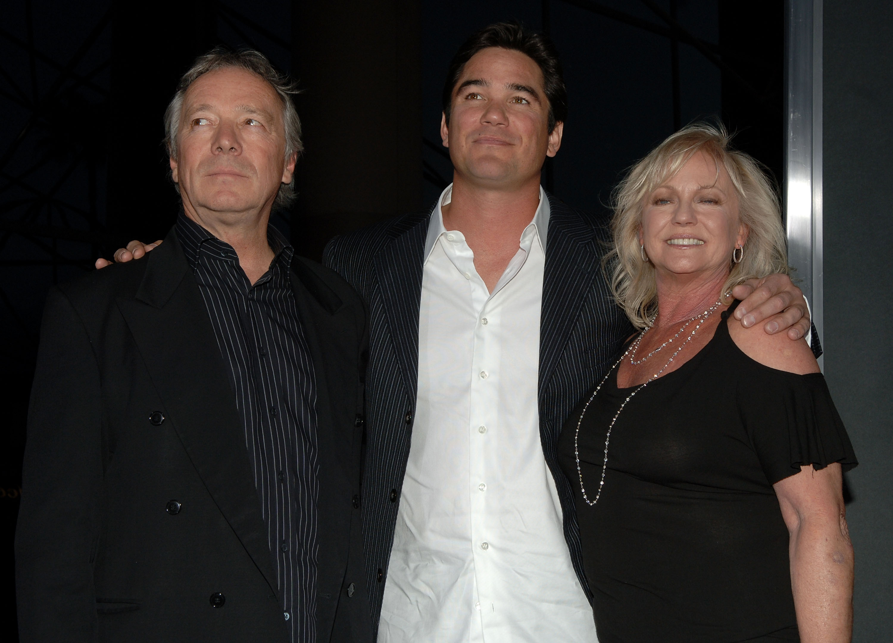 Dean Cain and his parents, Sharon and Christopher, attend a special VIP screening of "September Dawn" on May 2, 2007, at the Directors Guild of America in Hollywood, California | Source: Getty Images