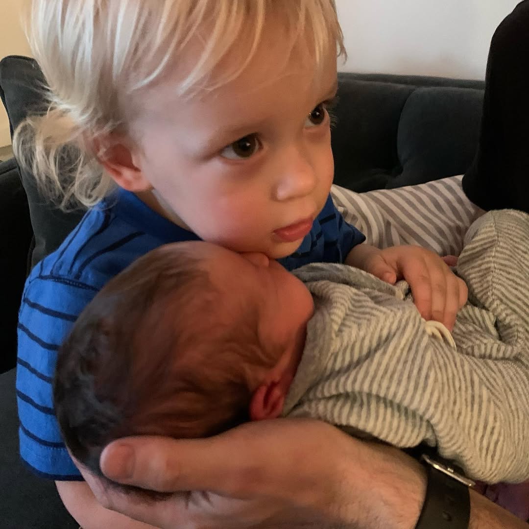 Jack Ransone holds his baby sister, Violet, seen from a post dated May 22, 2021. | Source: Instagram/skippermcphee