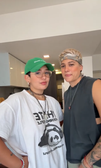 Romina Marcos and Laura Salazar | Source: TikTok/romimarcos