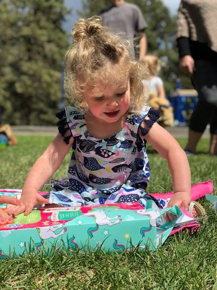 A little girl enjoys a carefree childhood moment — the very kind of happiness Kaylub Giamanco fought to protect when he confronted the gunman at his daughters' school. | Source: Facebook / Kaylub Giamanco.